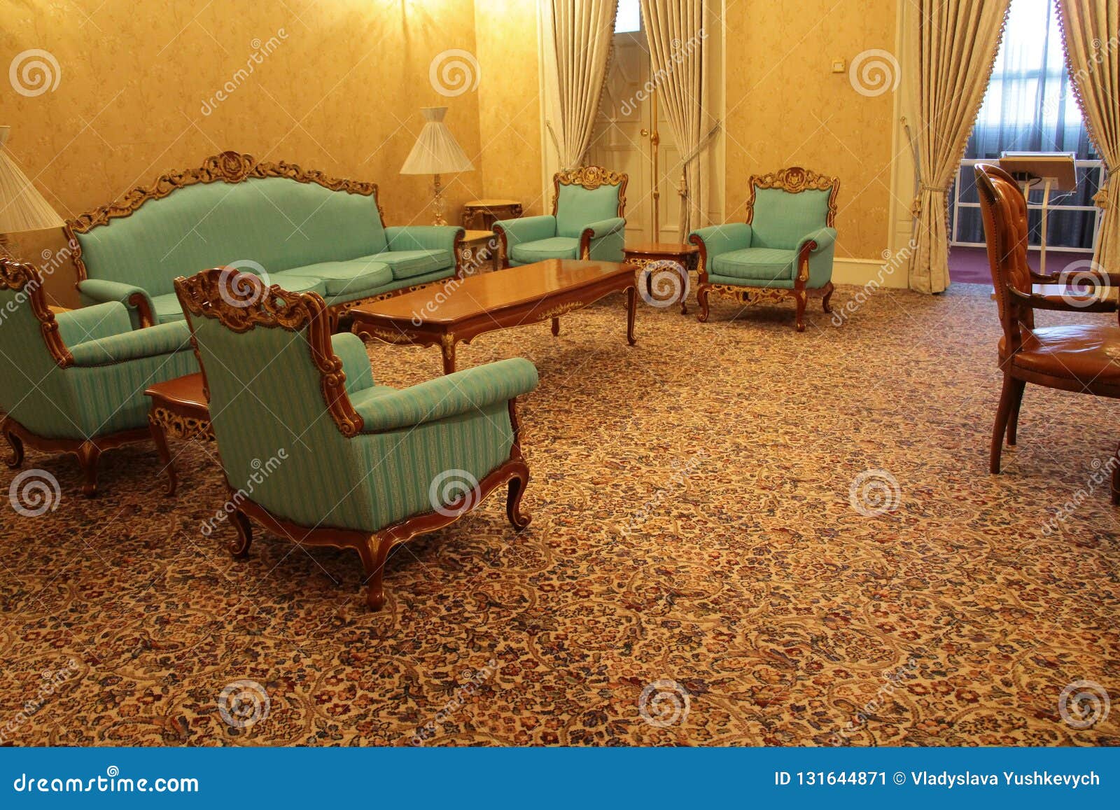 Classical Interior. Hall In A Classic Style. Istana Negara ...