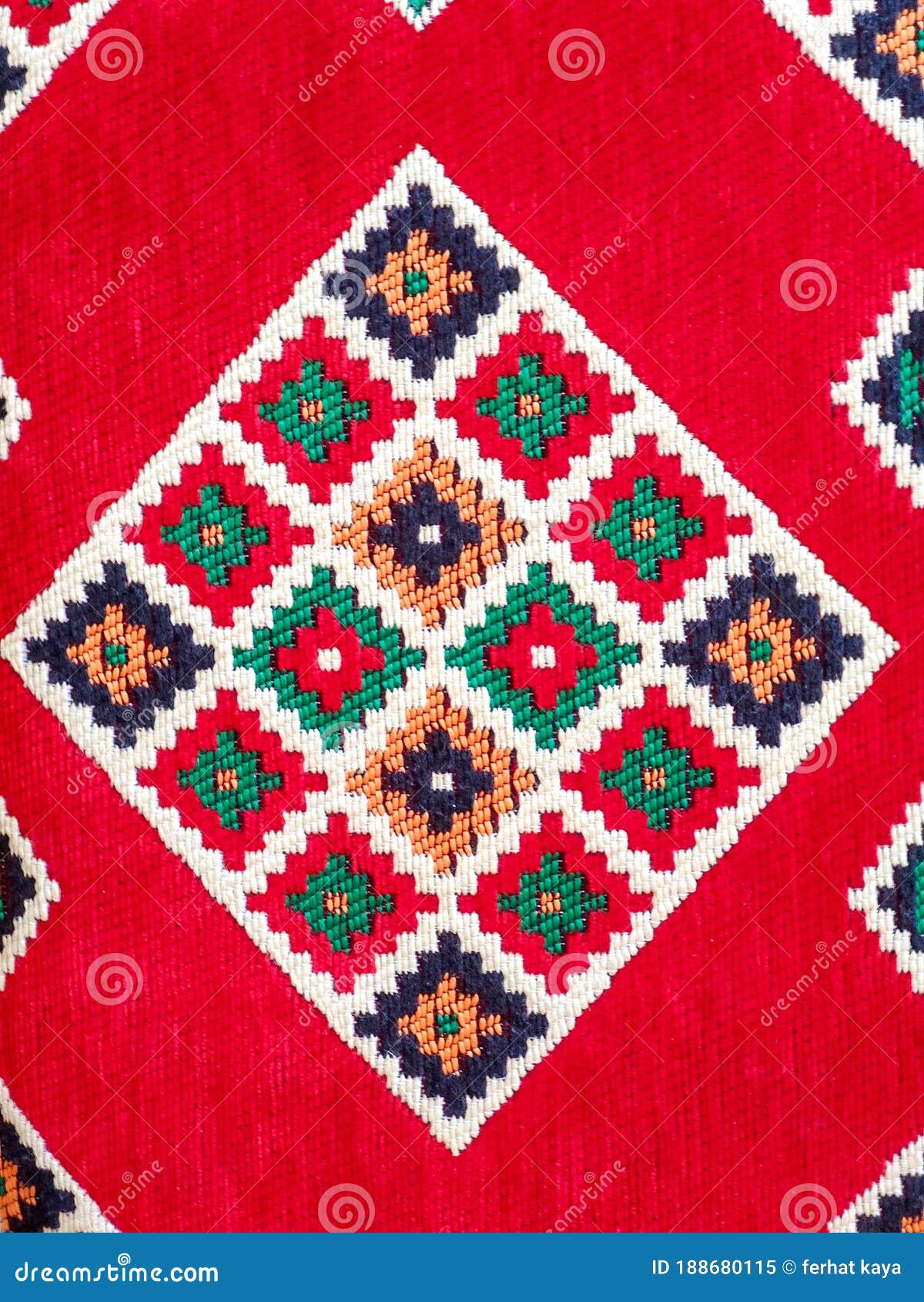 Classical Multicolor Turkish Rug Motifs Stock Image Image of