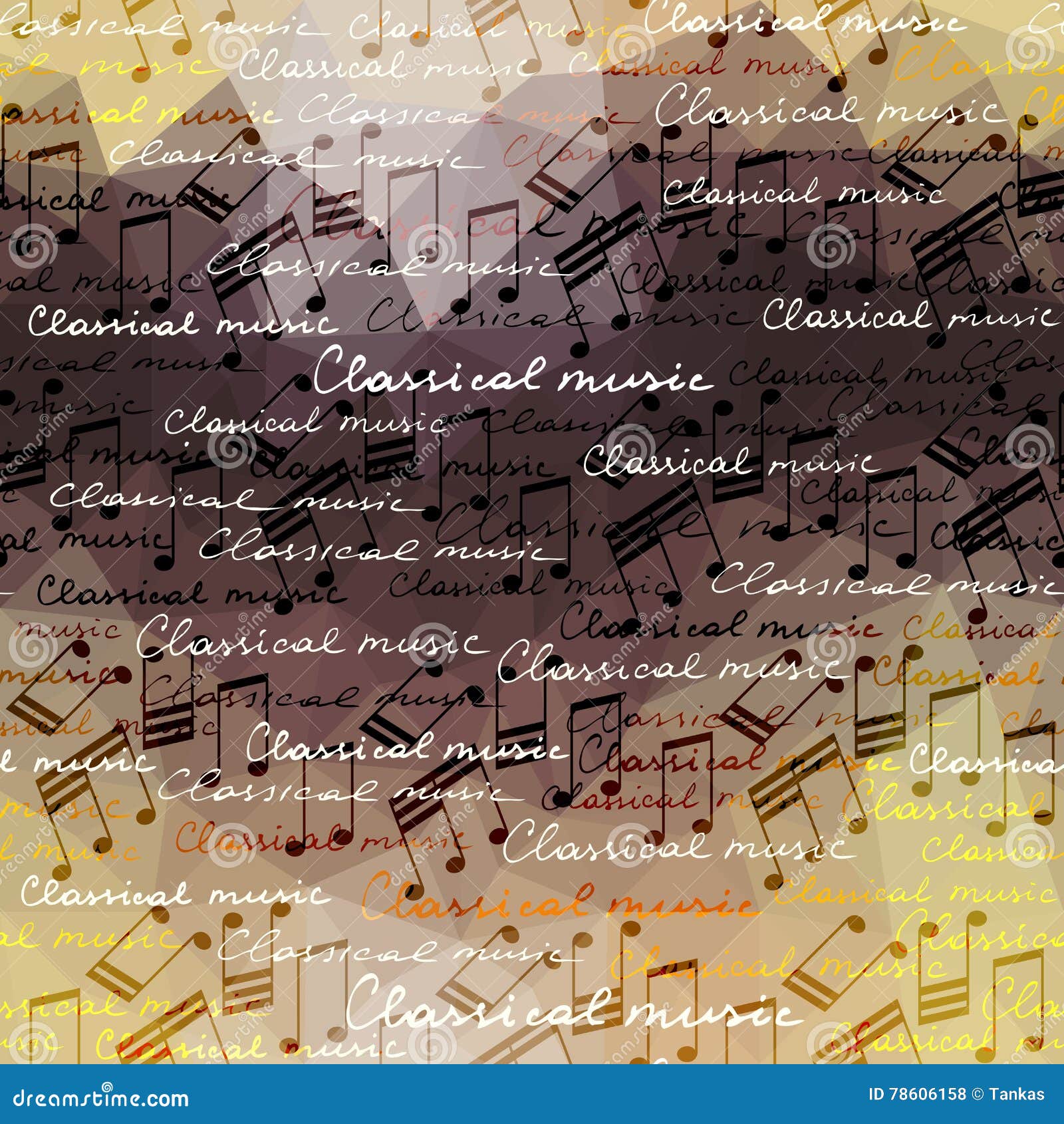 Classical music background stock vector. Illustration of blur - 78606158