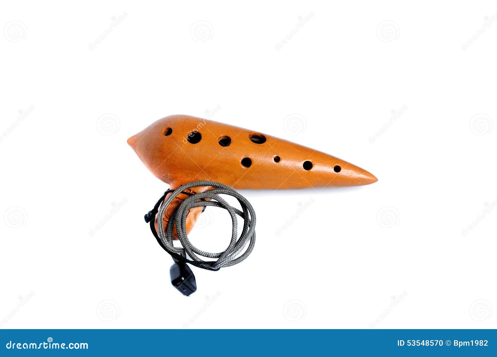 Classical Ocarina on White Background Stock Photo Image of latin
