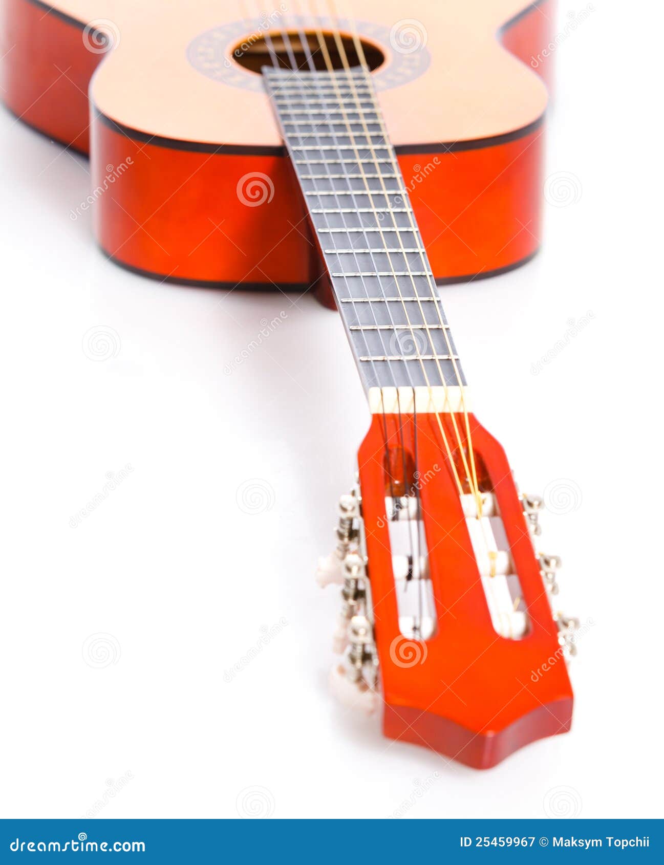 Classical Spanish guitar stock image. Image of caucasian 25459967