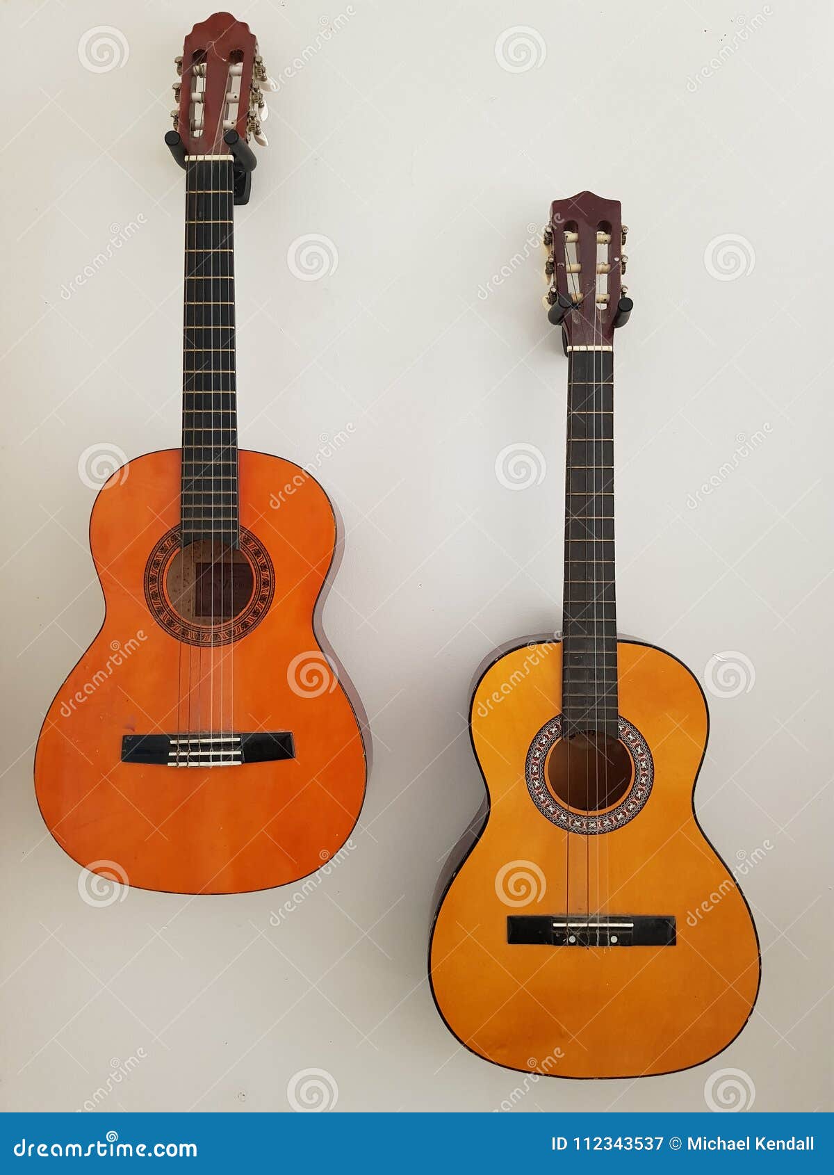 Guitars stock image. Image of spanish, music, wall, nylon 112343537