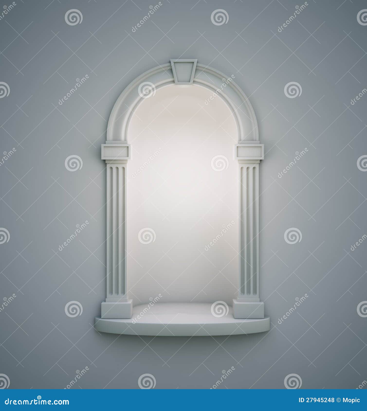 classical wall niche
