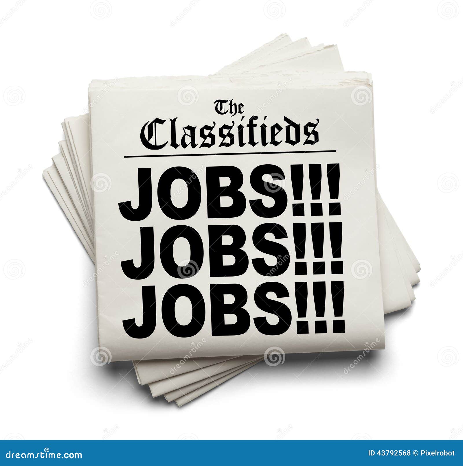 classifieds jobs headline