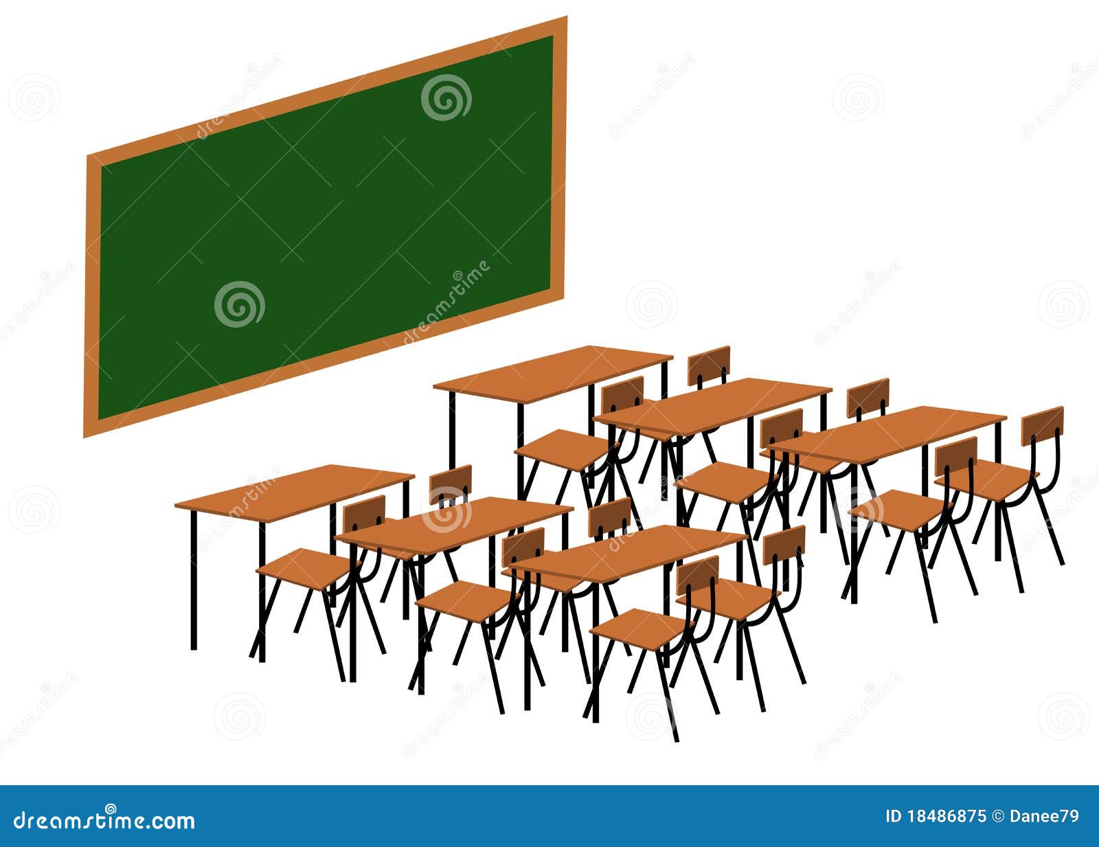 Classroom Cartoon Vector | CartoonDealer.com #19338713