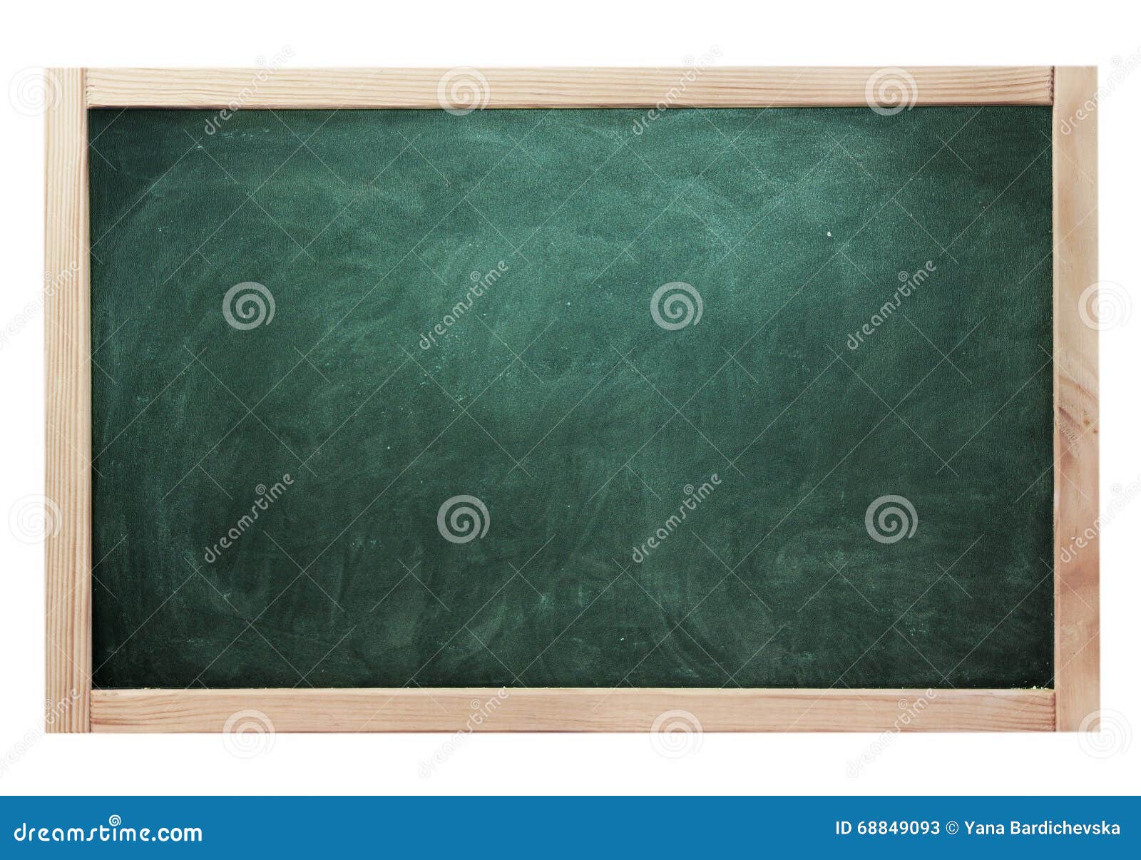 classroom black chalk board green color  on white