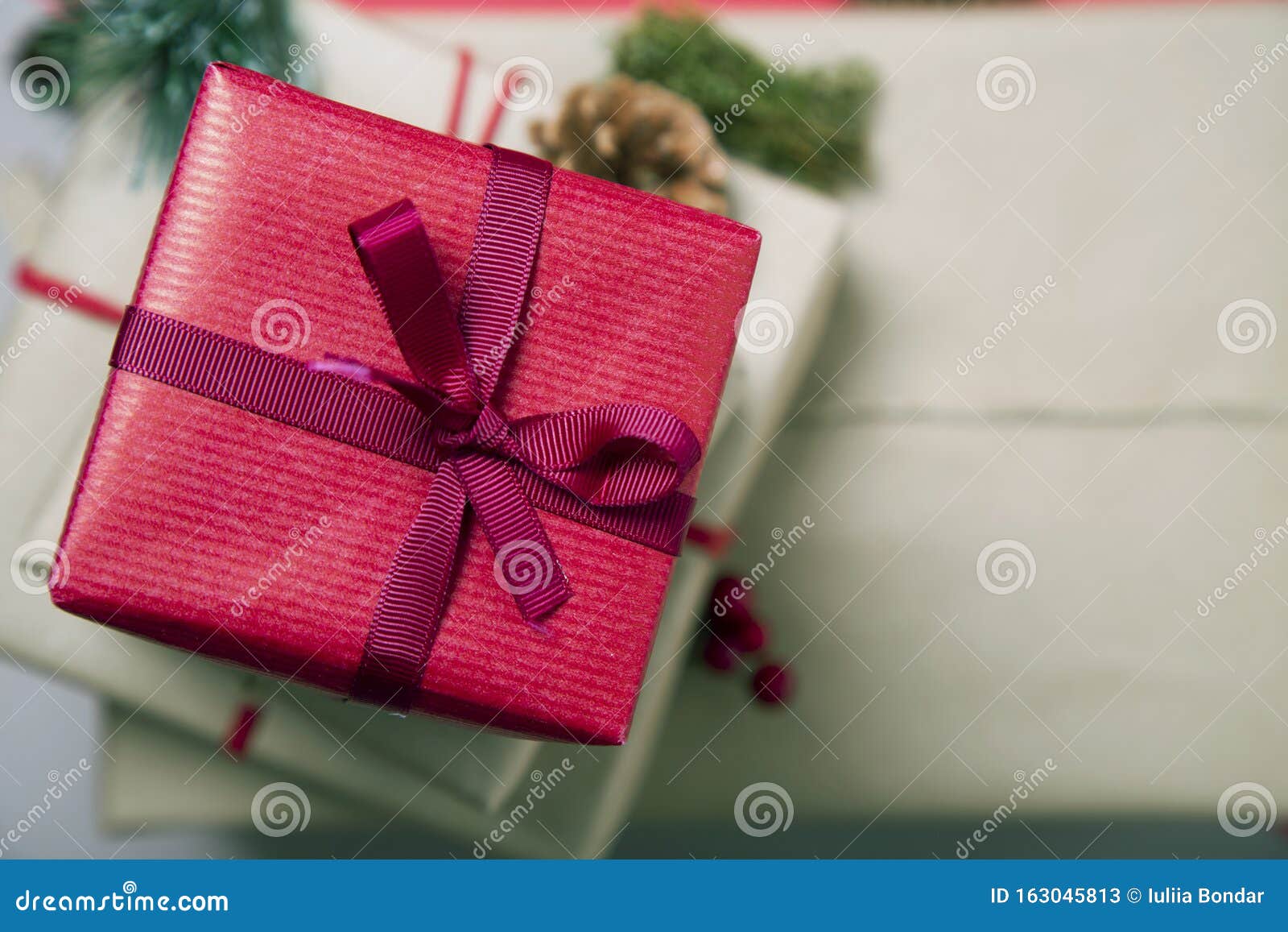 Plain Brown Paper Wrapped Christmas Presents Stock Image - Image of giving,  star: 113592615