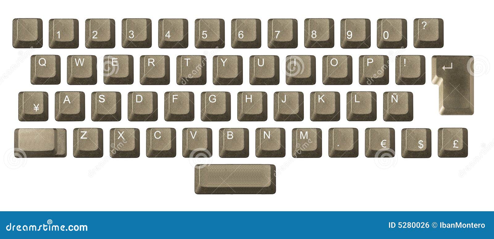 Clave De Ordenador En Un Teclado Foto de archivo Imagen de claves, carta 5280026