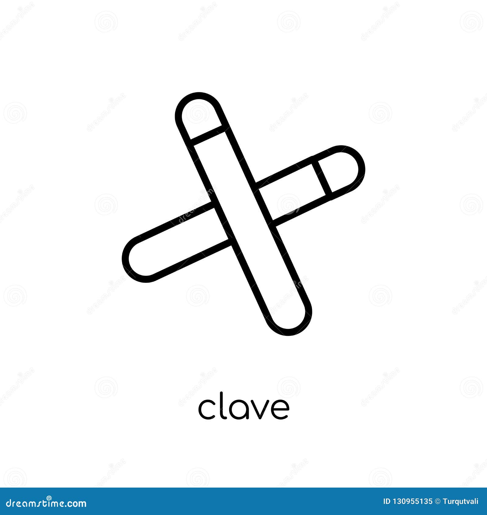 clave icon from music collection.