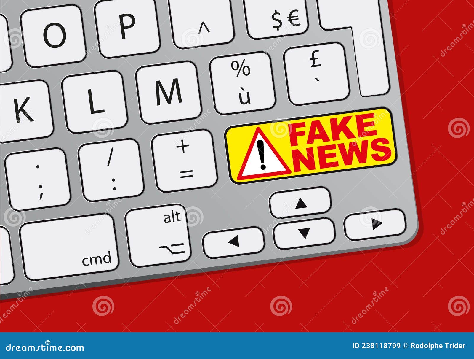Fake Computer Means Artificial Or Faked Product Stock Image