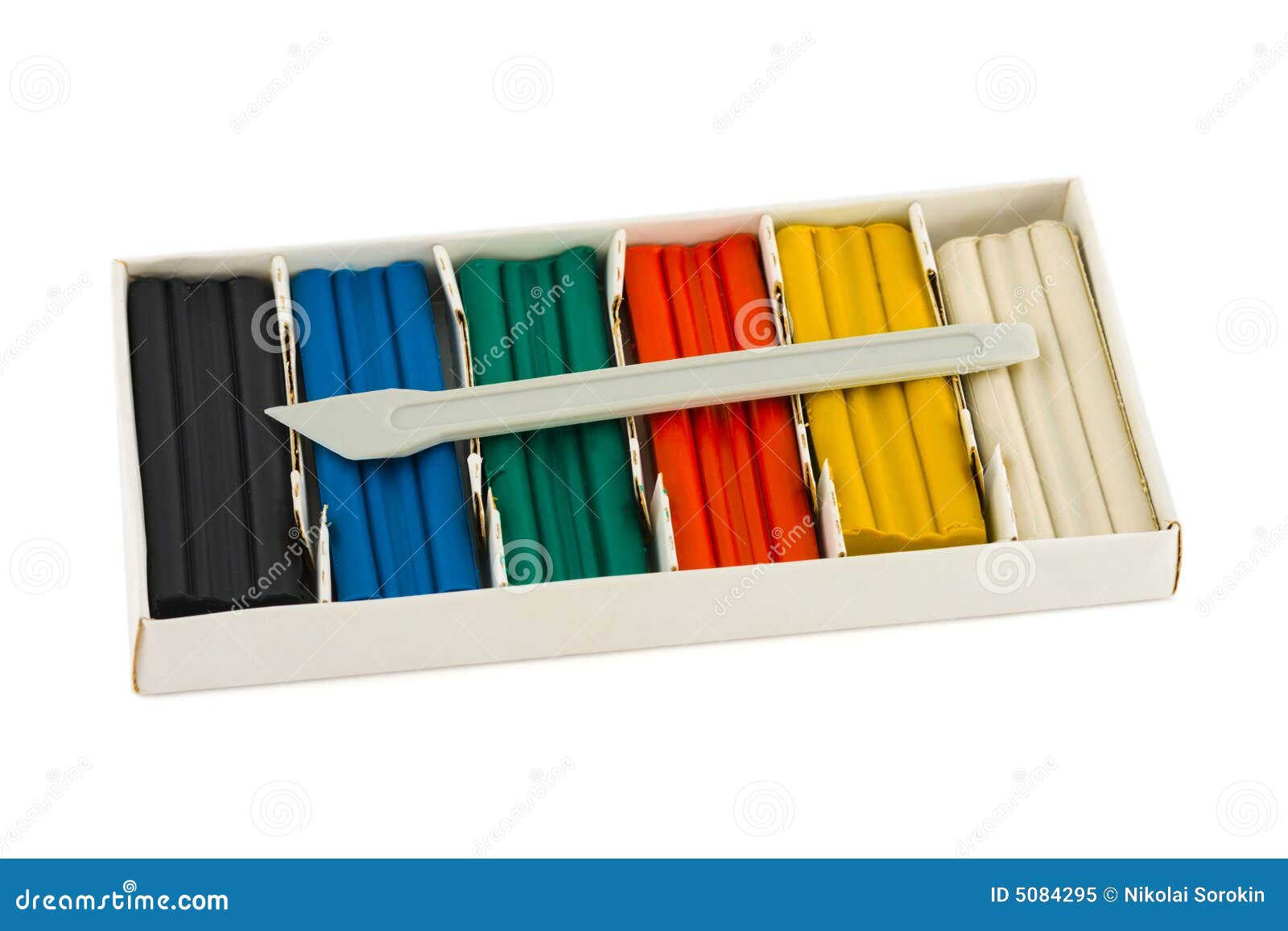 Clay in box stock image. Image of multicolor, imagination 5084295