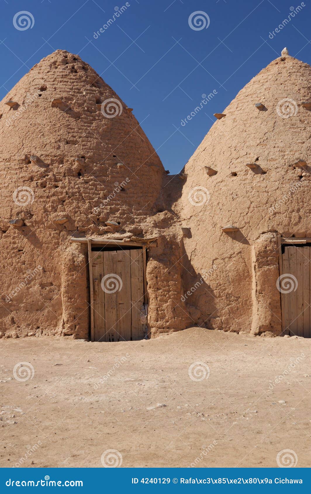 Clay house stock image. Image of clay, front, tropical 4240129