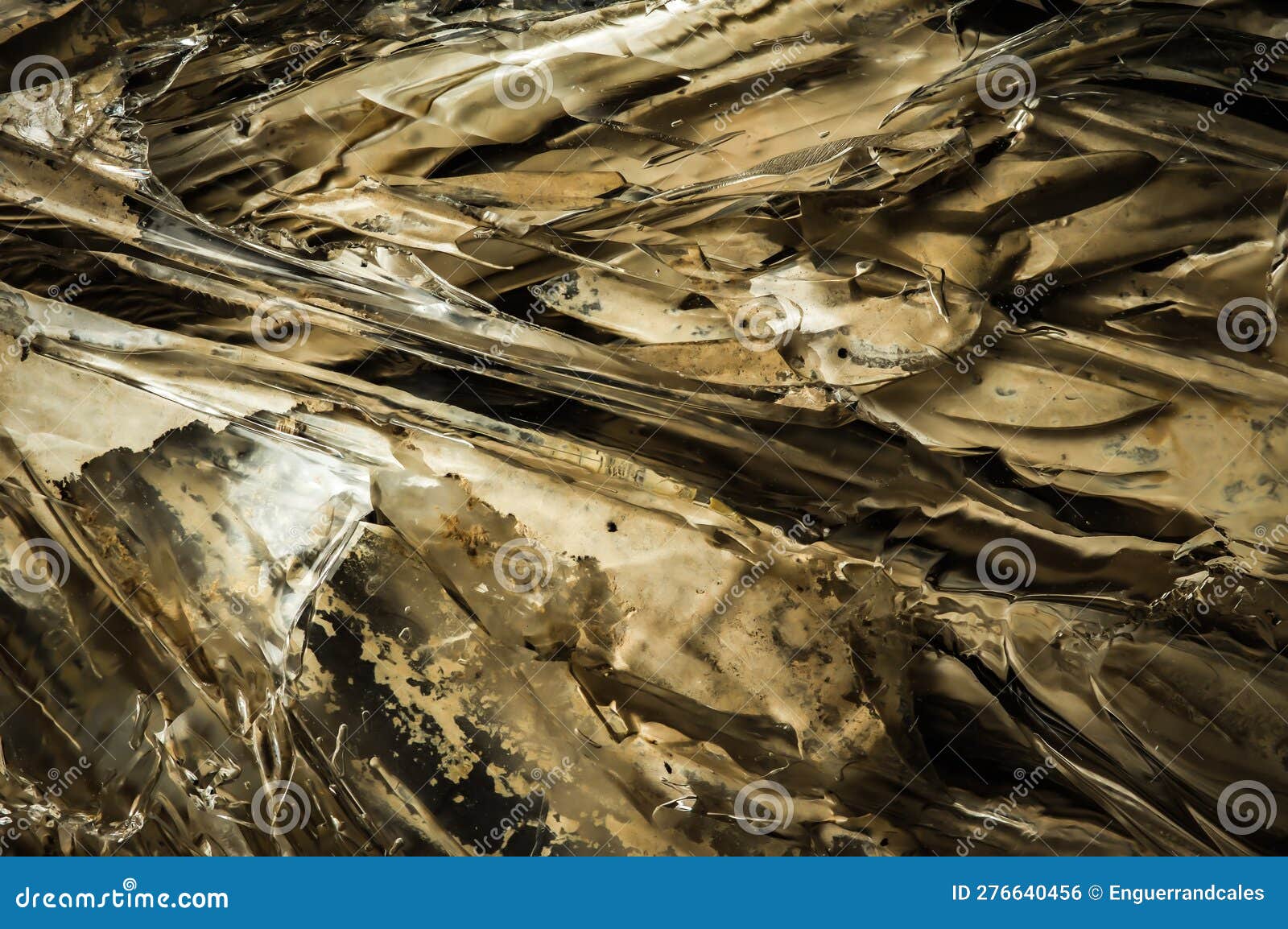 clay inclusion inside quartz