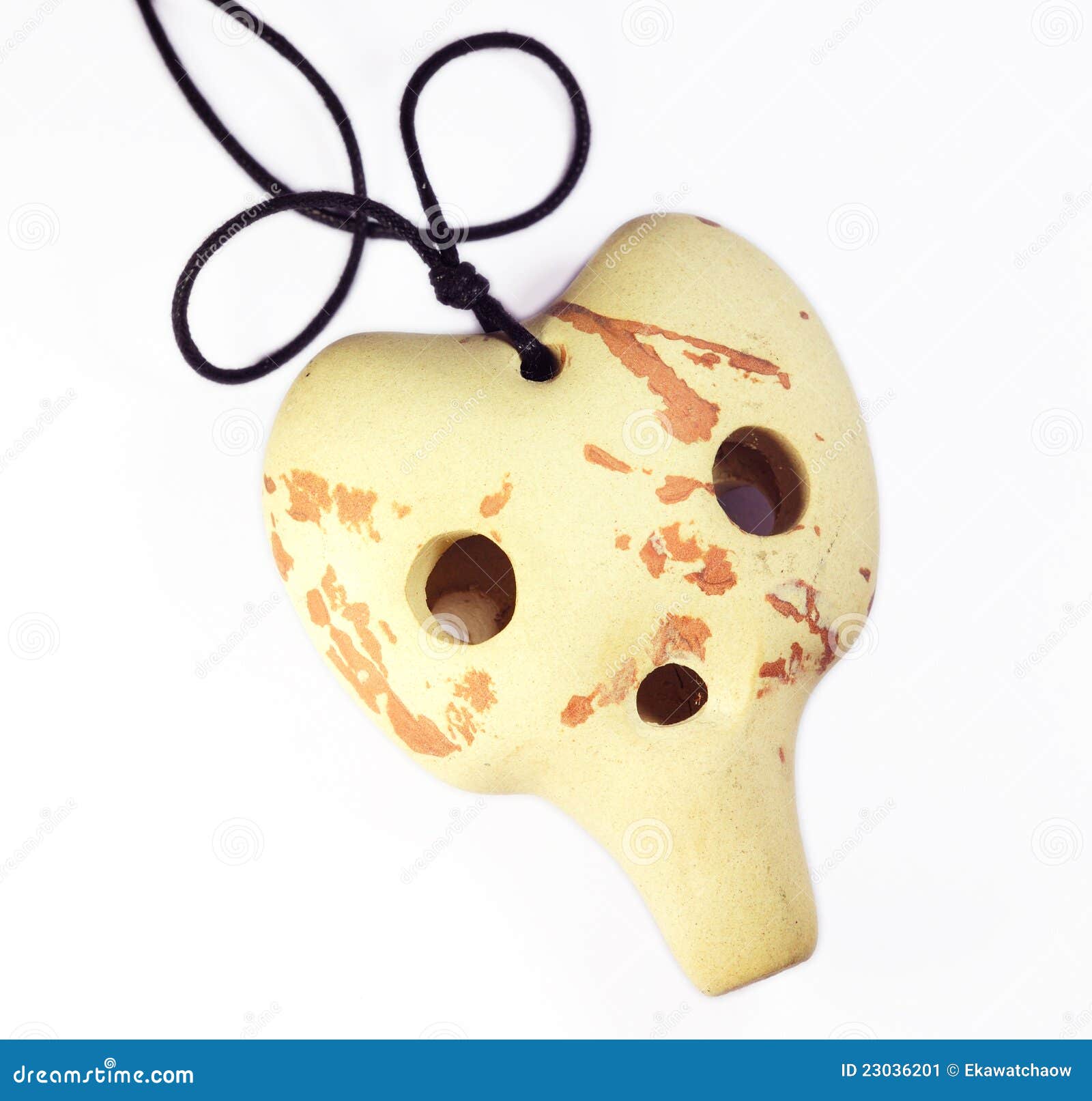 Clay ocarina stock image. Image of clay, european, folklore 23036201