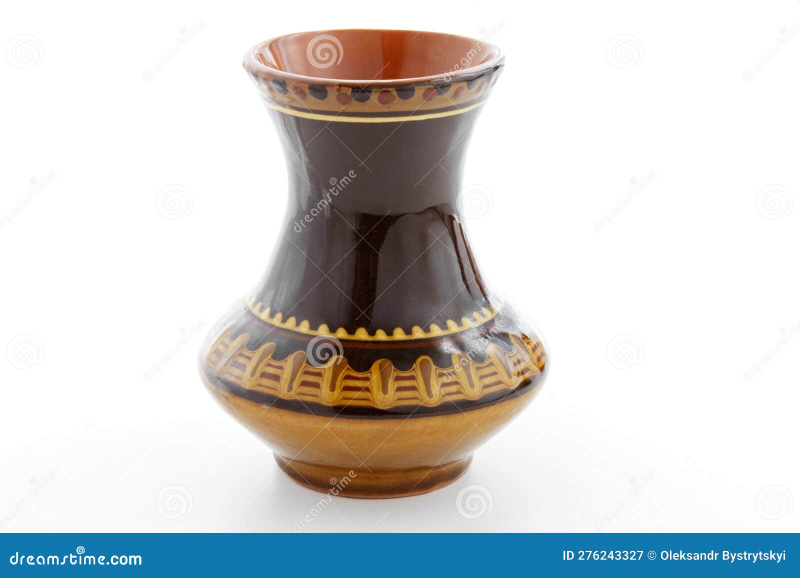 Clay pot, ceramic vase stock image. Image of culture 276243327