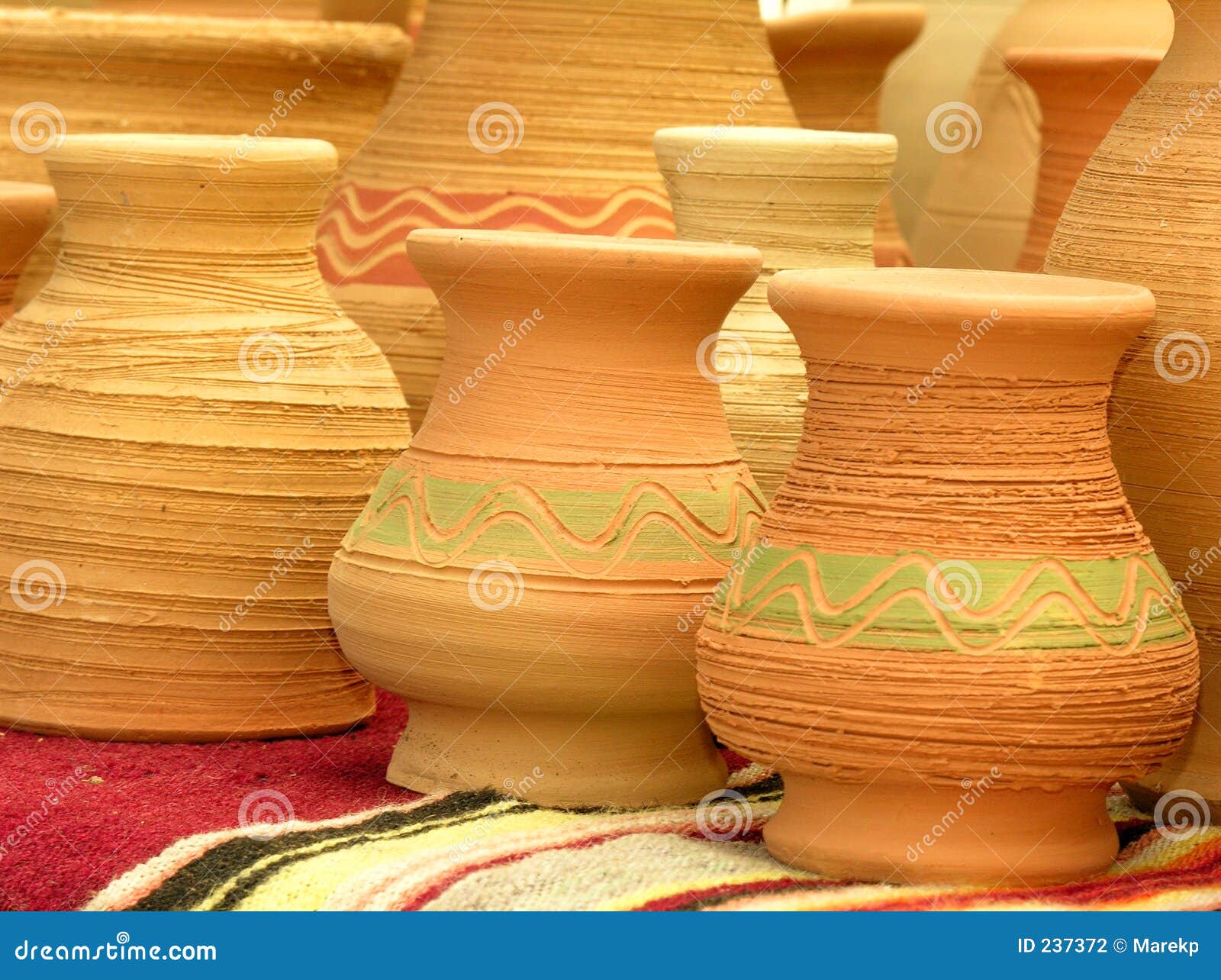 Clay pots stock photo. Image of form, pottery, ceramic 237372