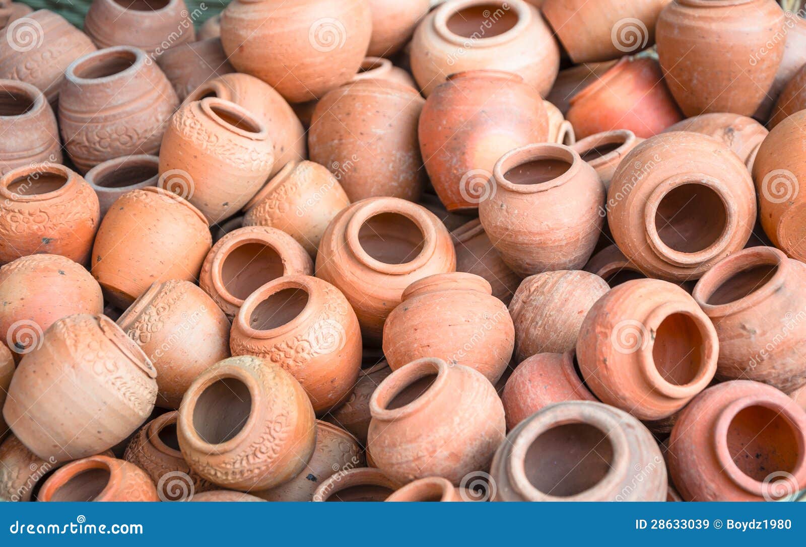 Clay pots stock image. Image of sculptor, sculpture, cultural 28633039