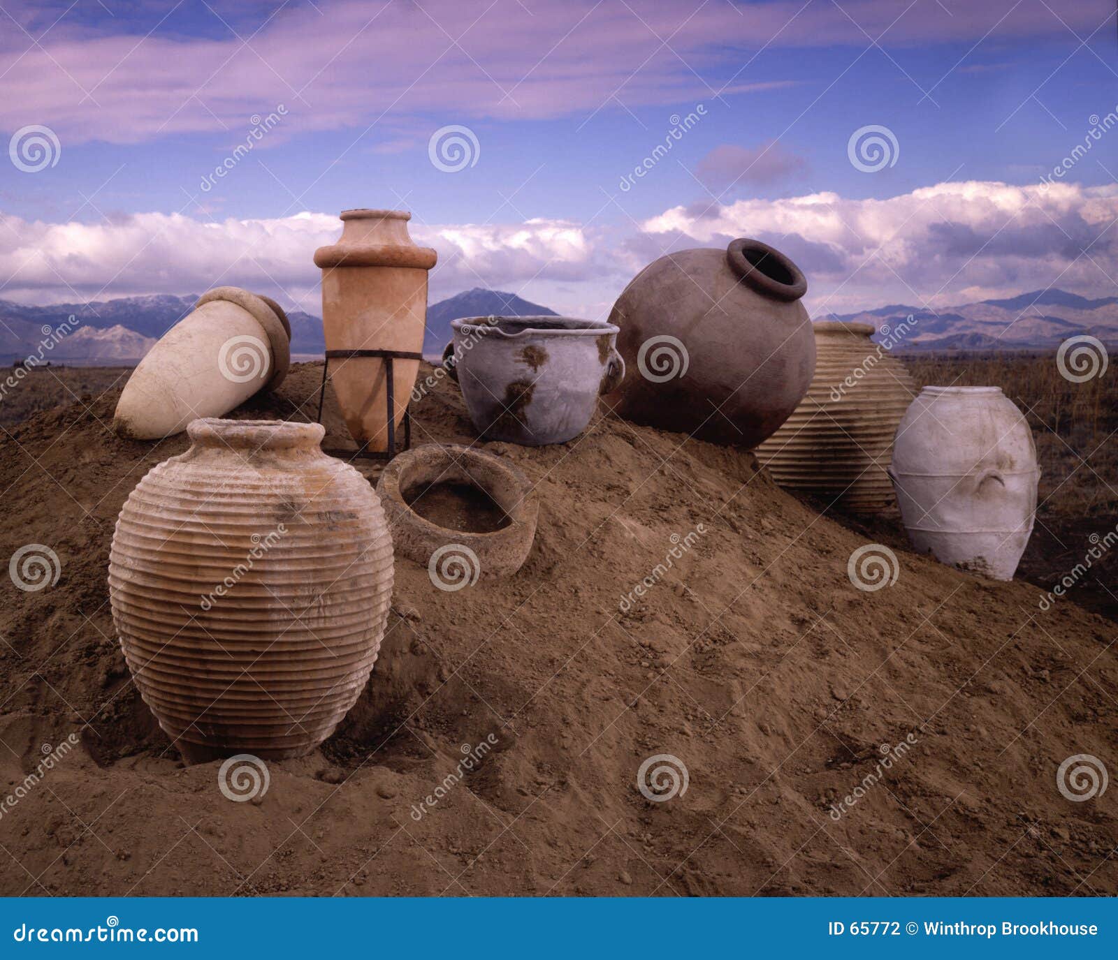 Clay Pots stock photo. Image of exterior, planters, ancient 65772