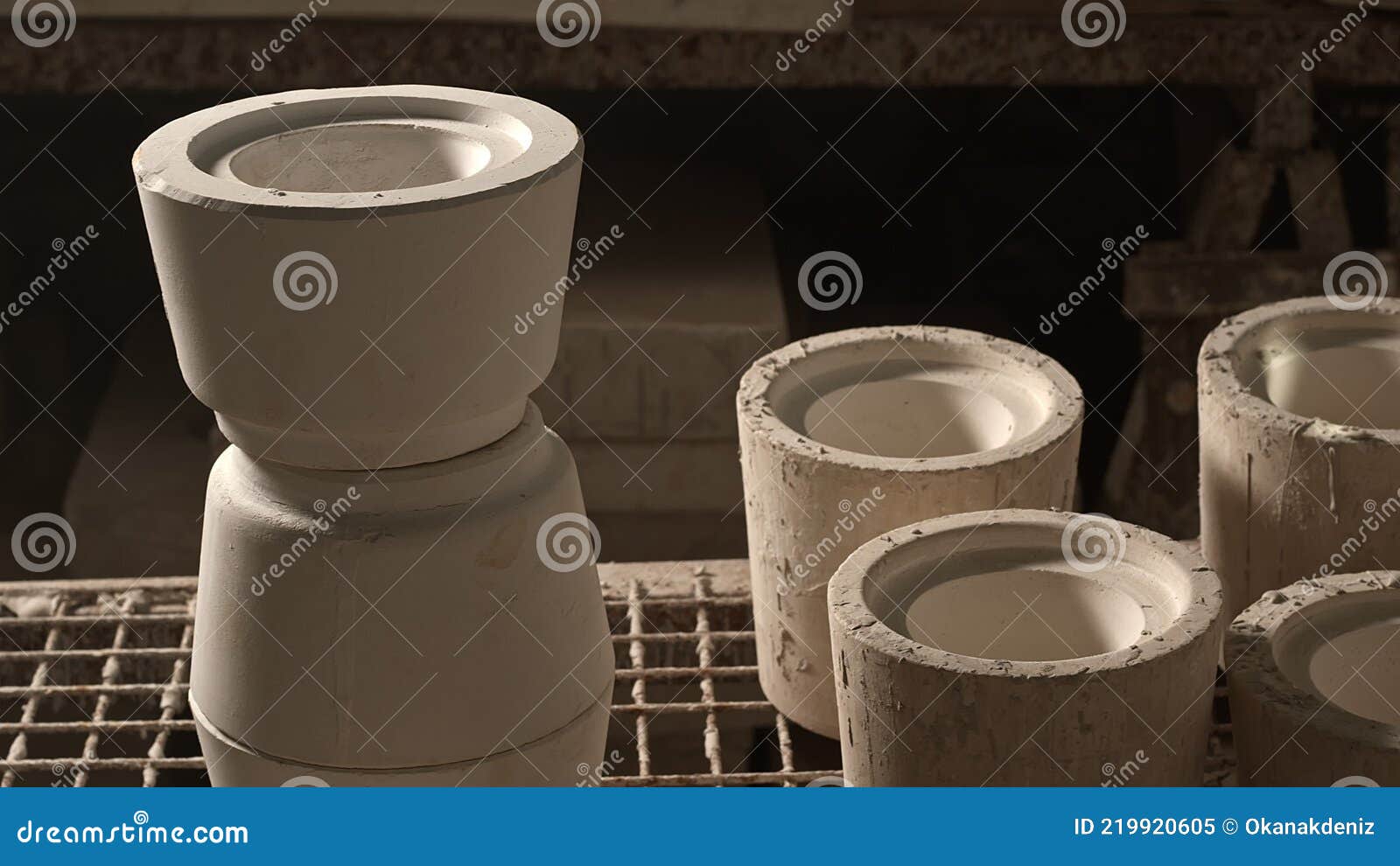 Clay Pots in a Ceramic Studio Stock Video Video of finger
