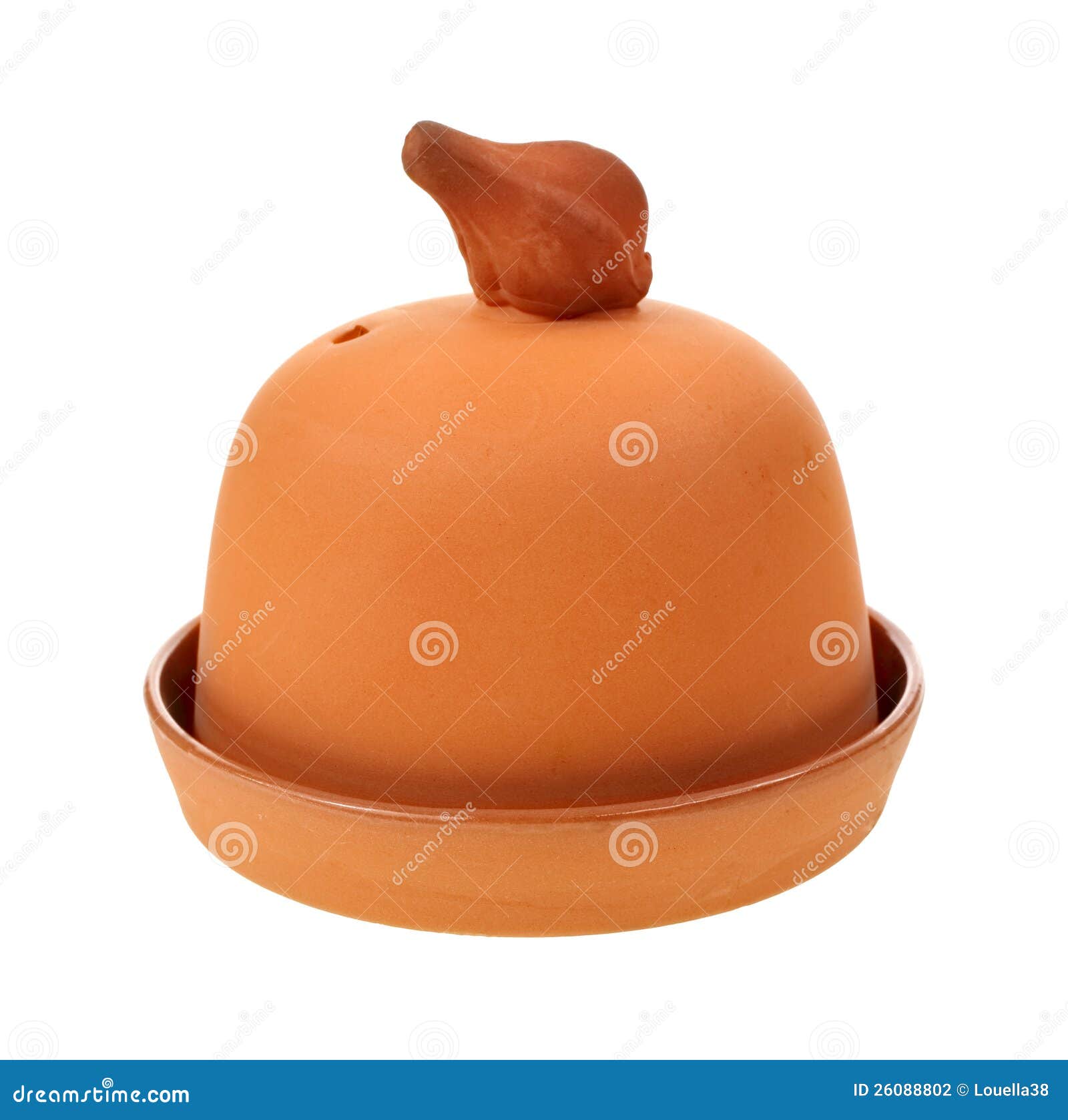 Clay Pottery Garlic Cooker stock photo. Image of smooth 26088802