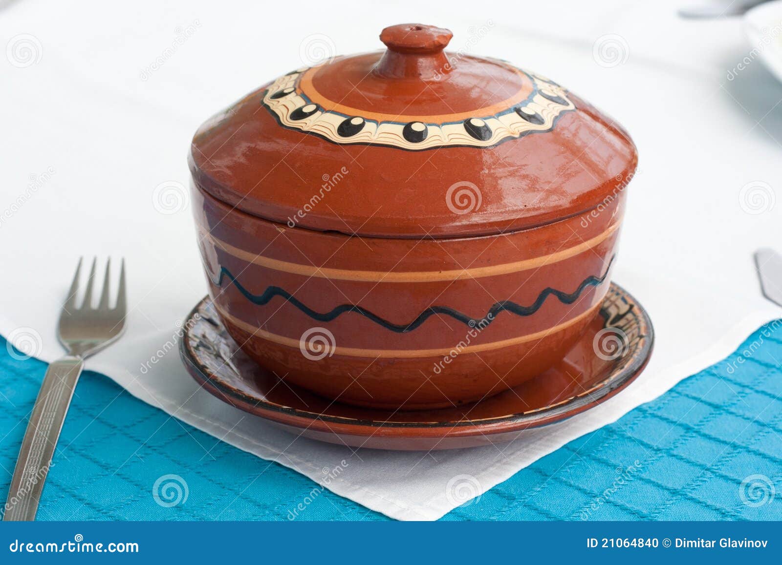 Clay s dish stock photo. Image of clay, white, cource 21064840