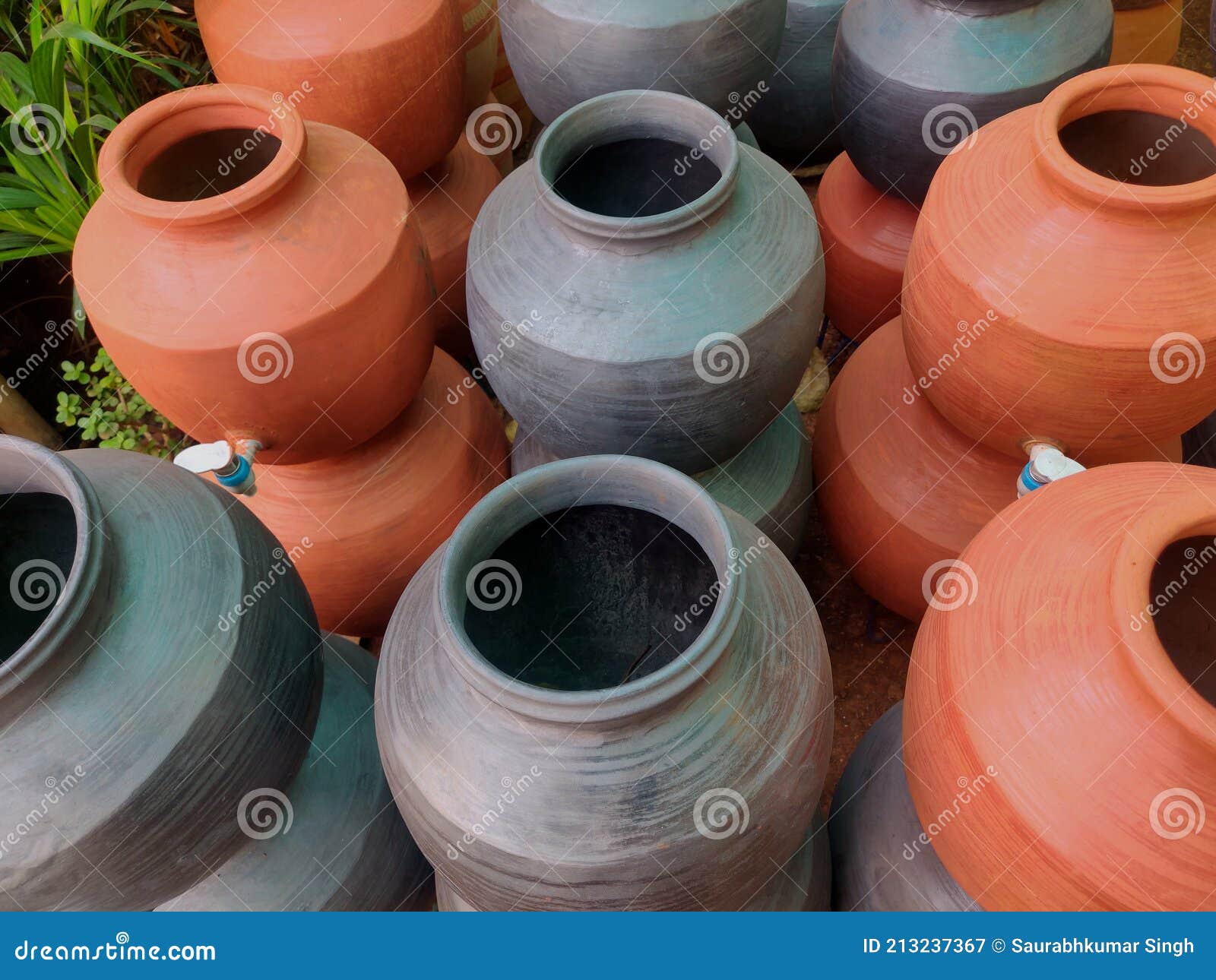 A Clay Water Pot Earthen Pot with Tap for Water Storage Clay Pots Not
