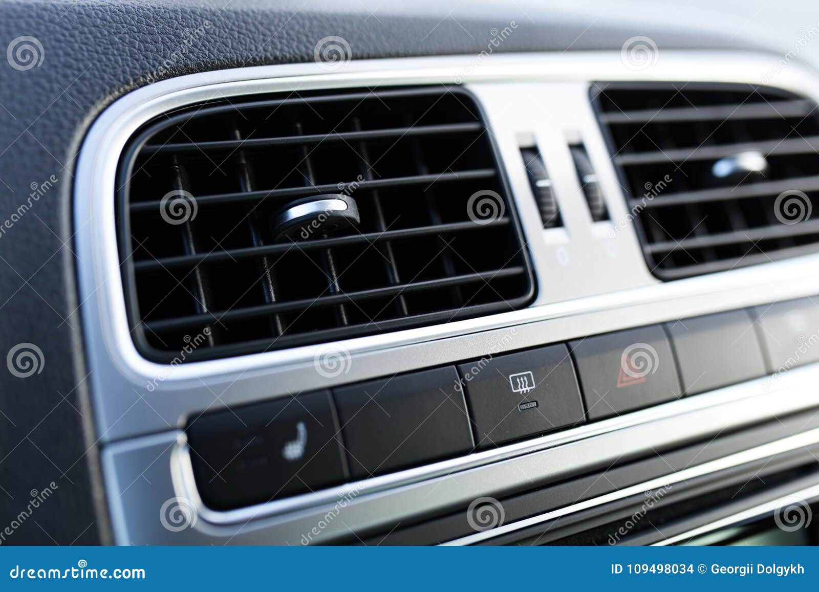 Air vents in a car stock photo. Image of driver, instrument 109498034