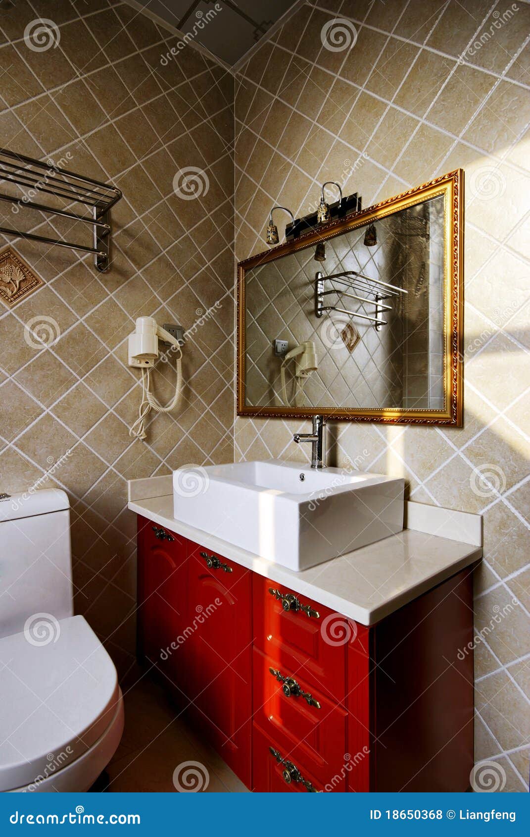 Clean bathroom stock photo. Image of indoors, customers 18650368