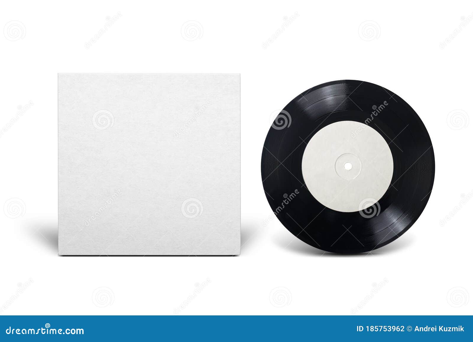 clean cardboard cover with 7-inch vinyl single record