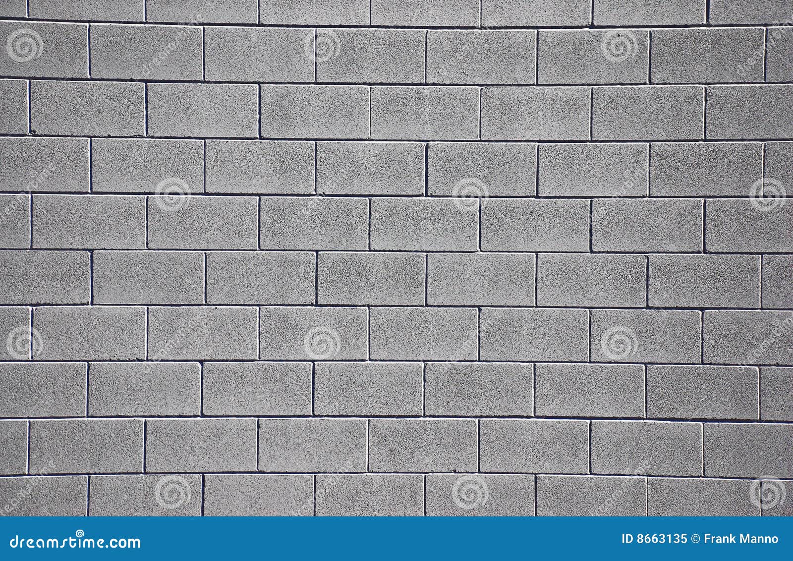 clean cinderblock wall