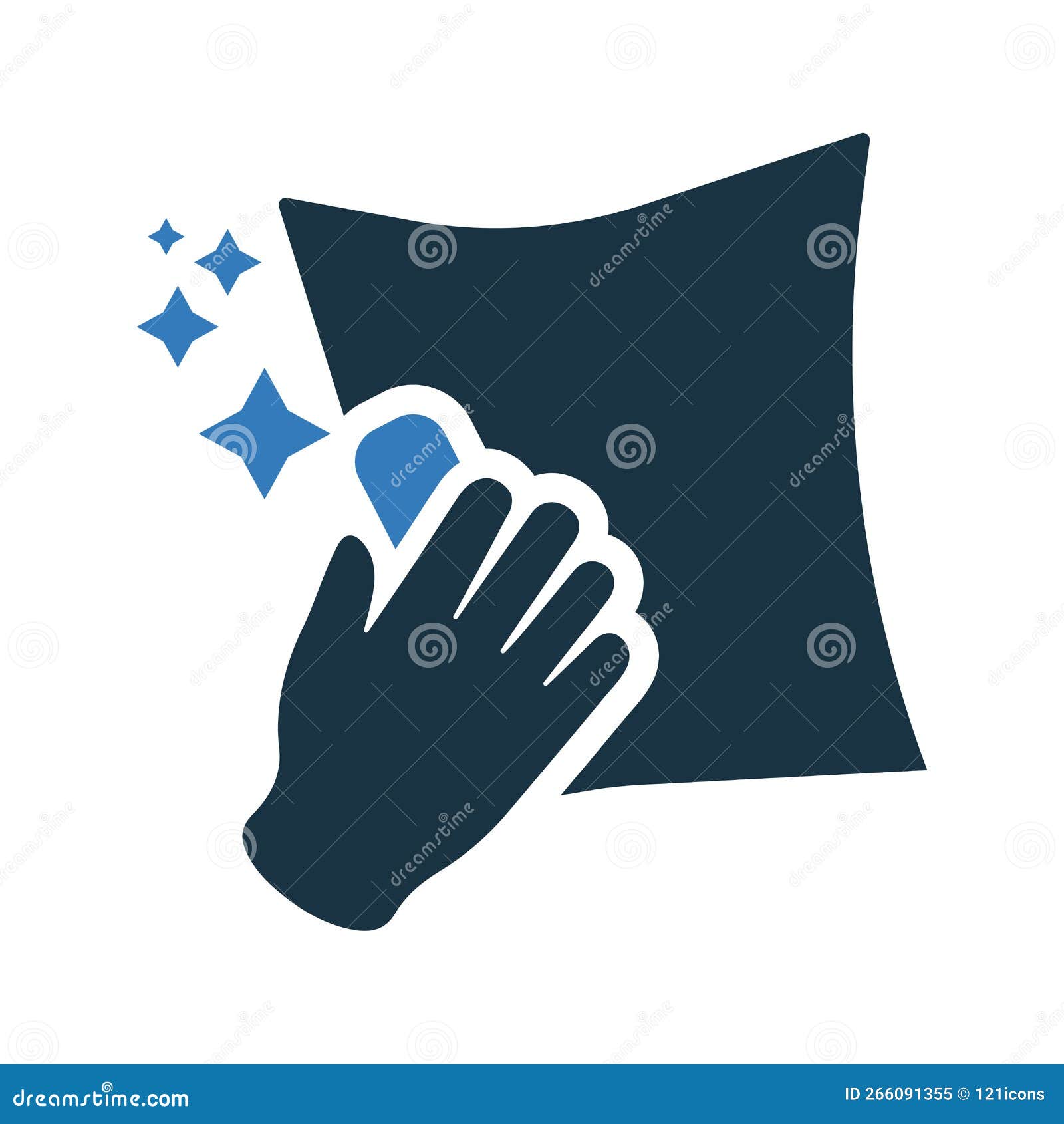 Clean, Cleaning, Cloth Icon. Editable Vector Logo Stock Vector