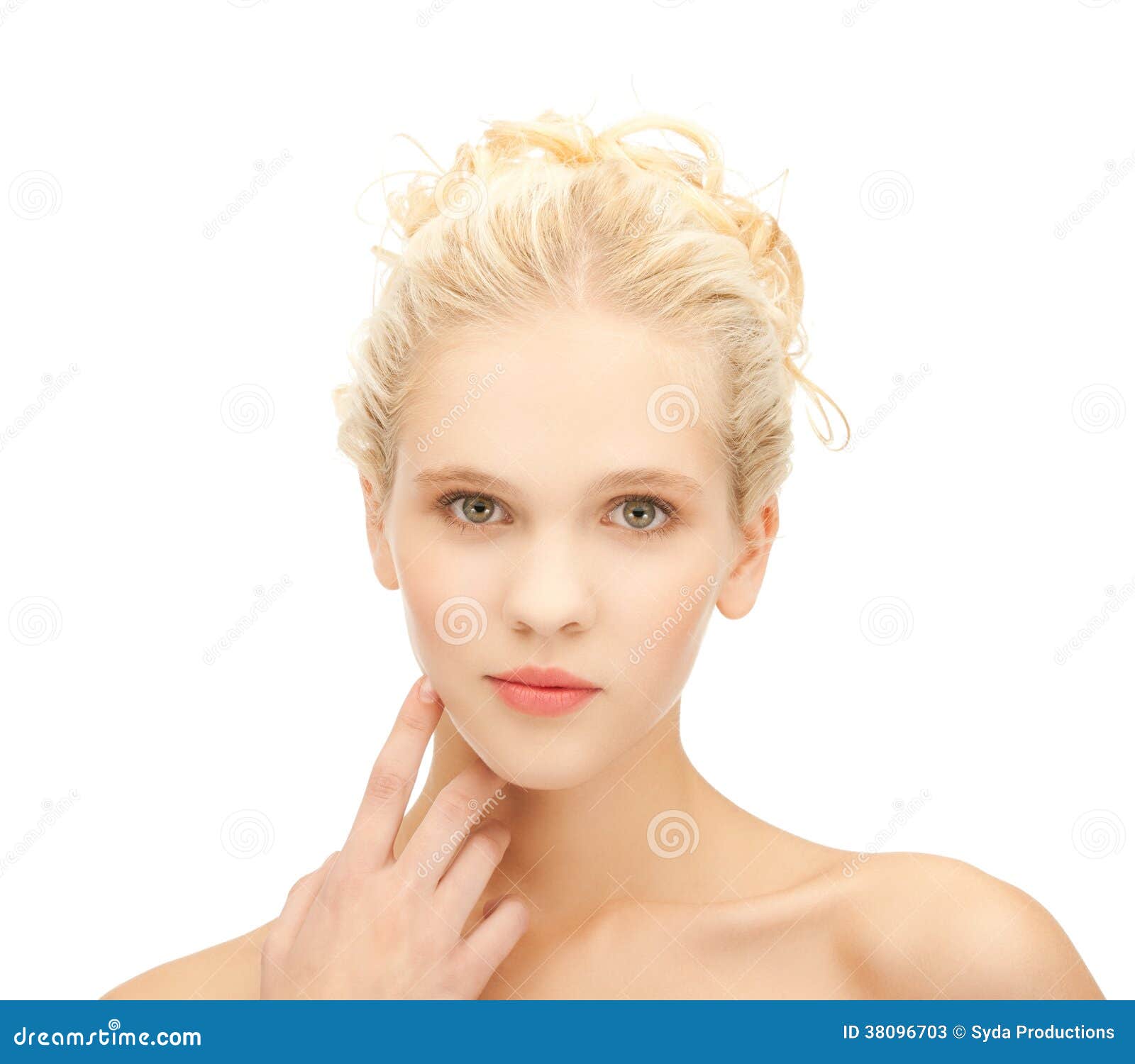 Clean Face of Beautiful Girl Stock Image - Image of european, freshness: 38096703