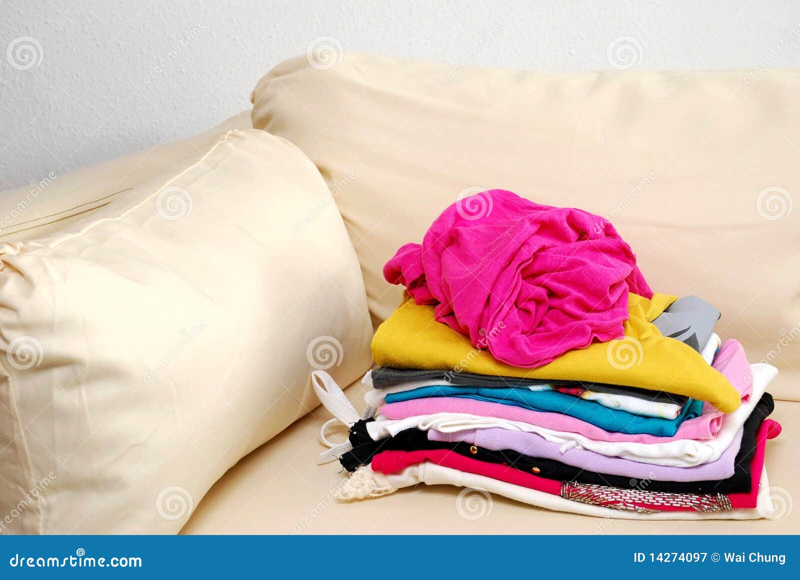 clean folded clothes