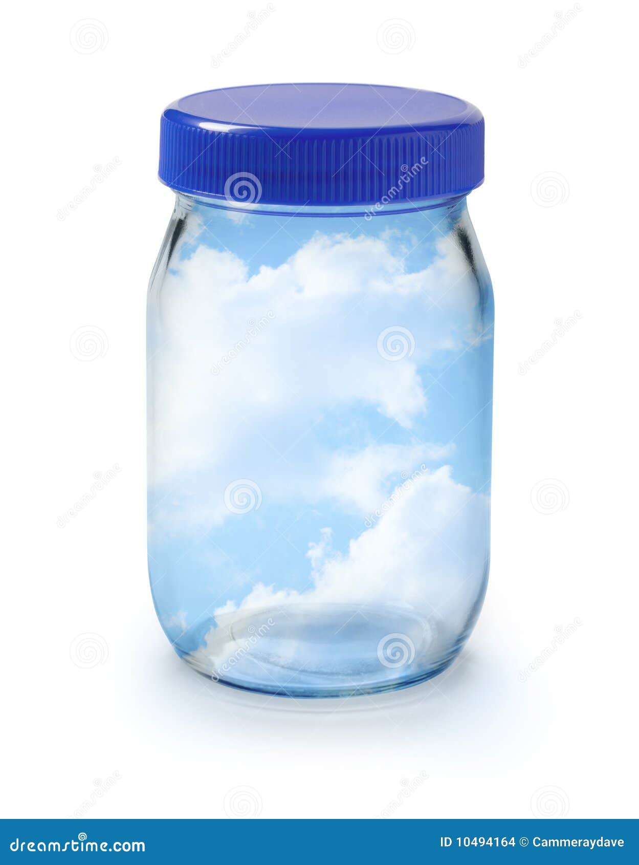 clean fresh air sky jar