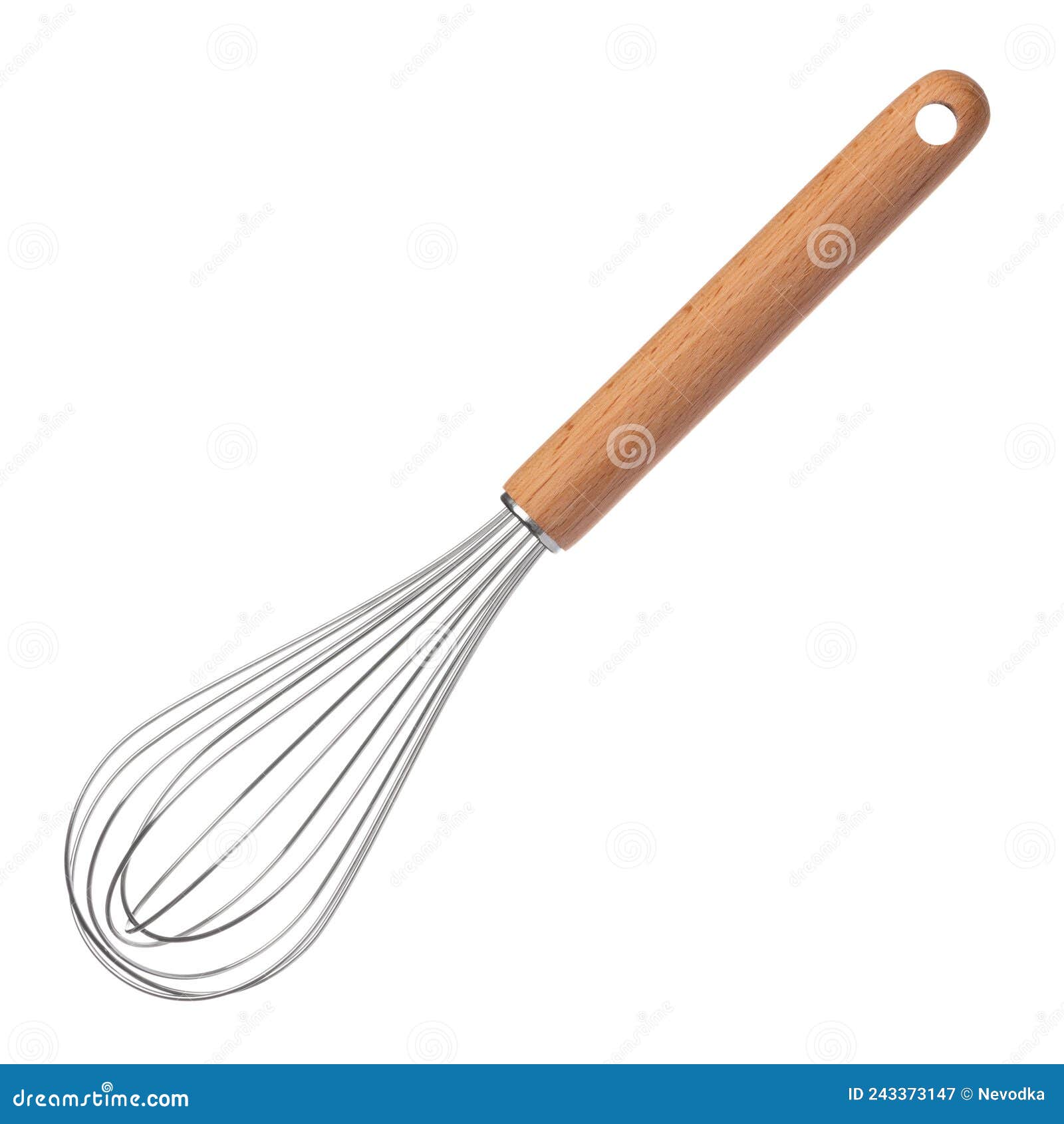 clean new steel whisk  on white background. cooking egg beater mixer whisker