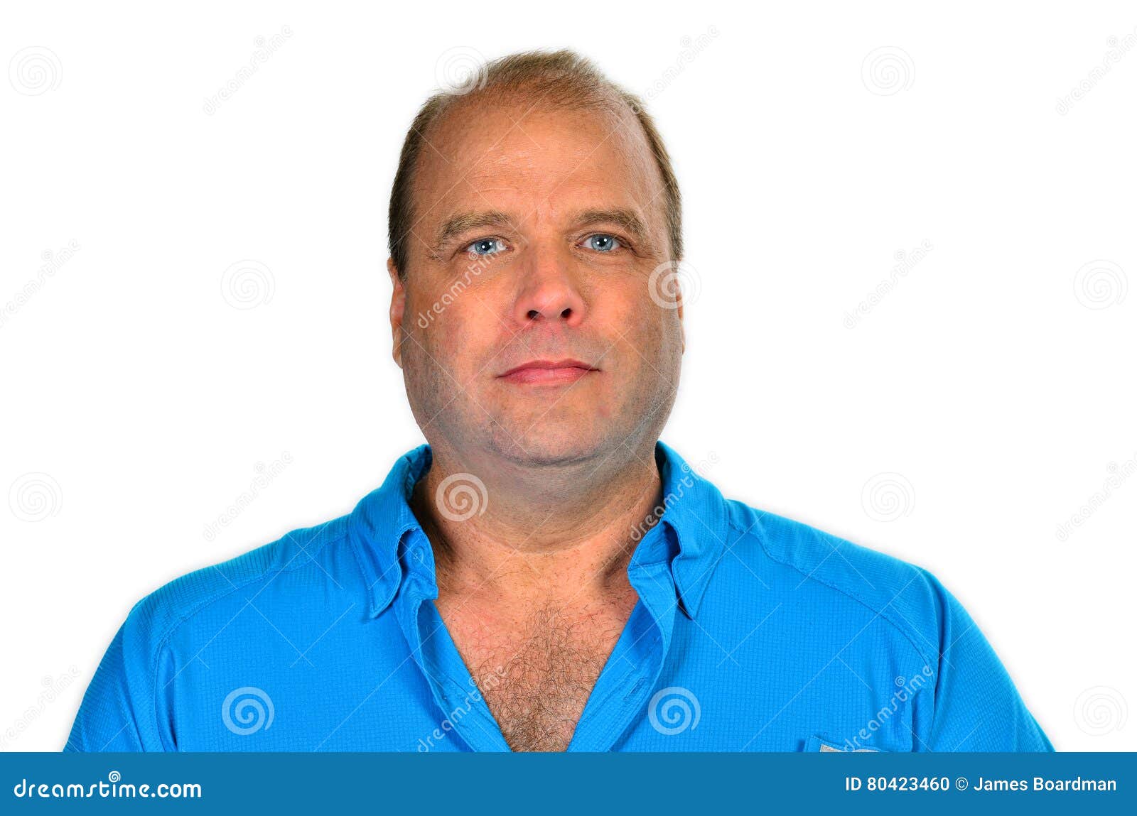 Balding Man RoyaltyFree Stock Photo 52372785