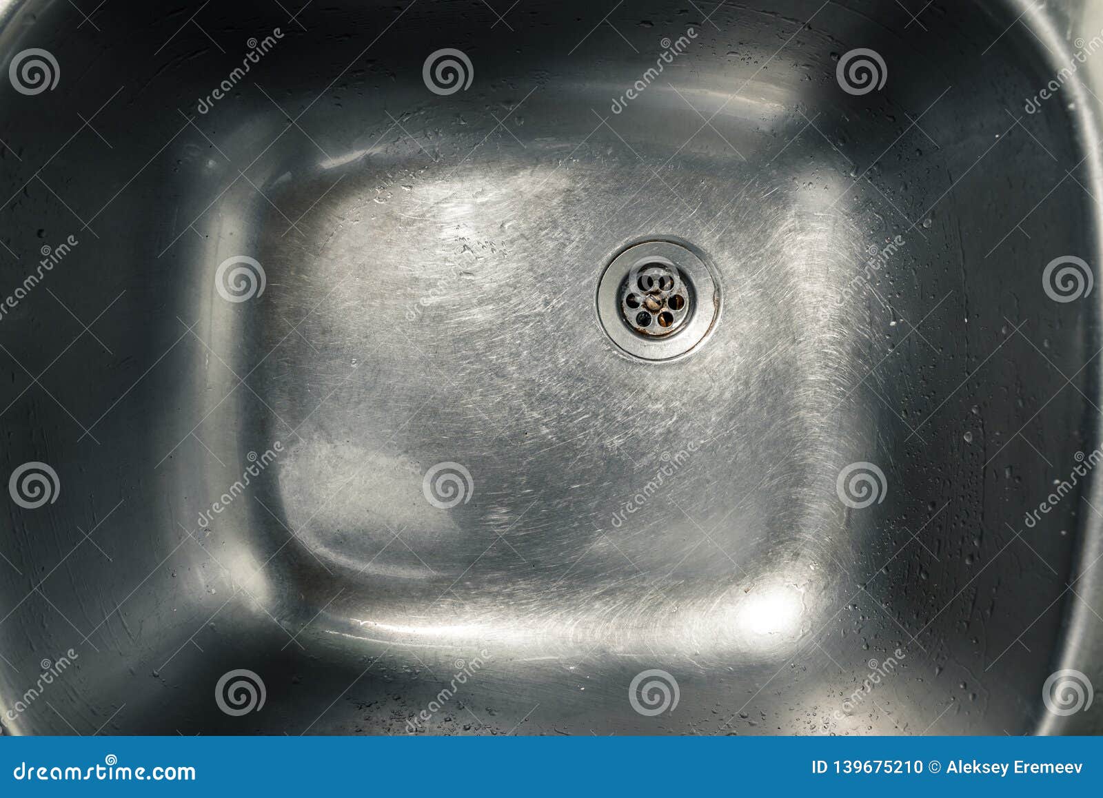 Clean Sink With Faucet Stock Photo Image Of Kitchen 139675210