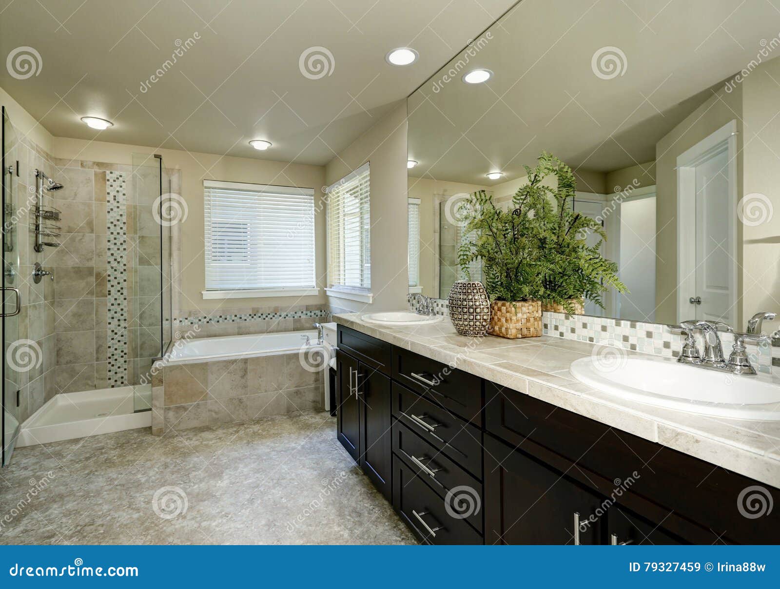 clean and tidy bathroom interior