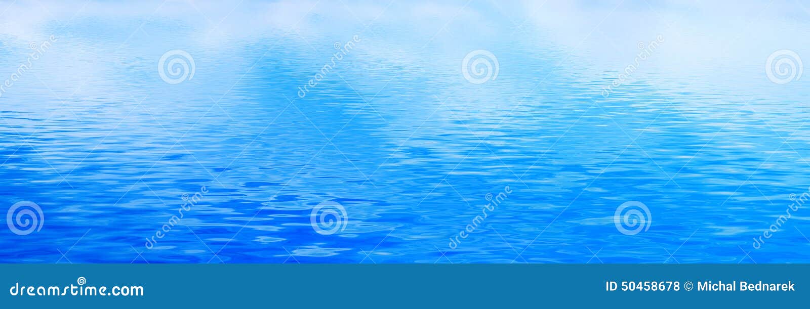 clean water background, calm waves. banner, panorama