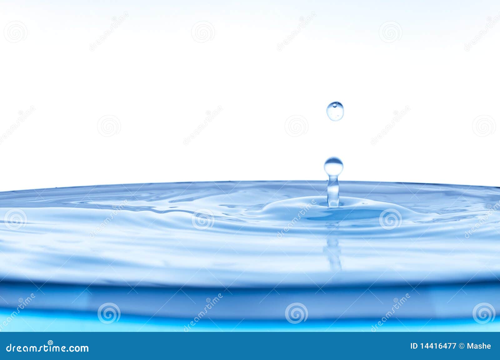 Clean Water Splash. Macro Shot Stock Image Image of color, close