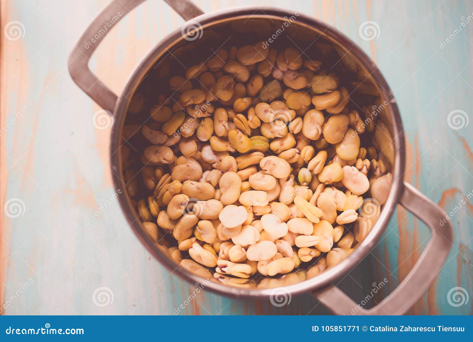 cleaned fava beans