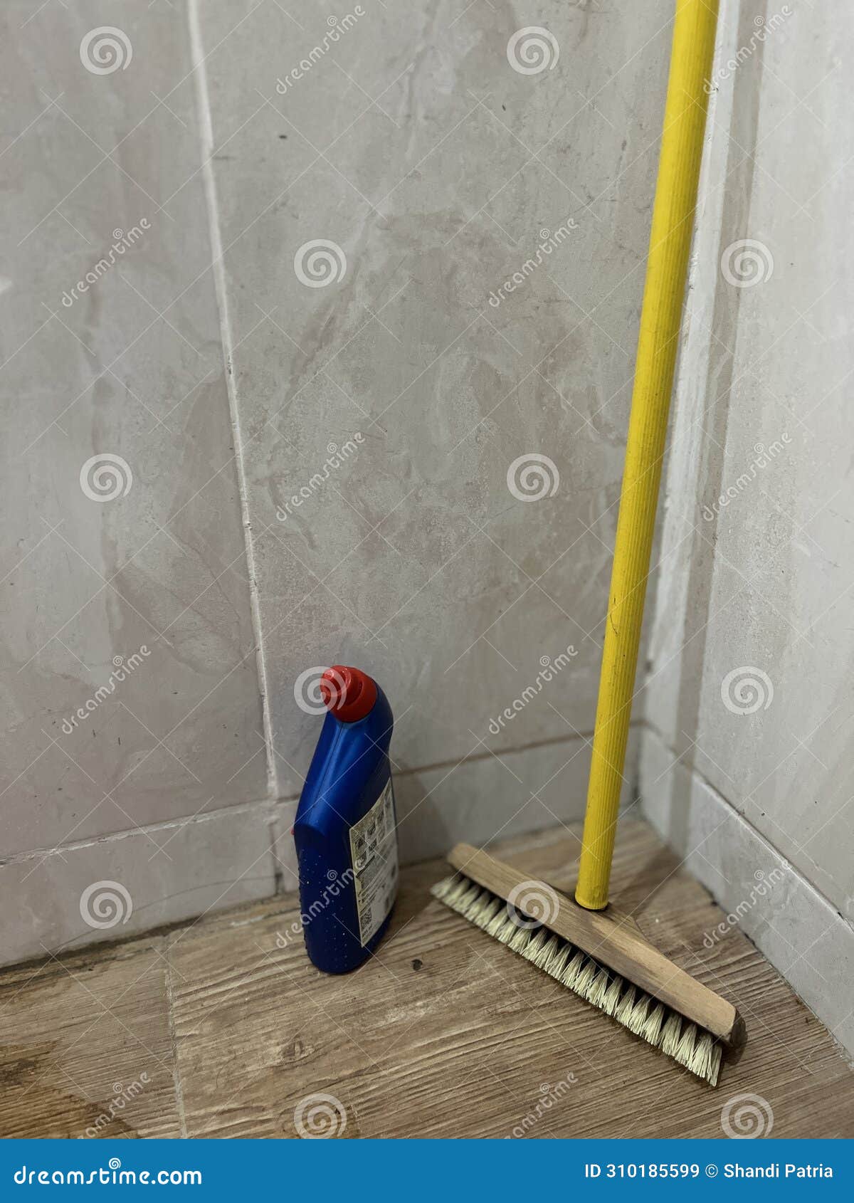 Cleaning Bathrooms Toilets and Sinks Using Soap and Brushes is a daily ...