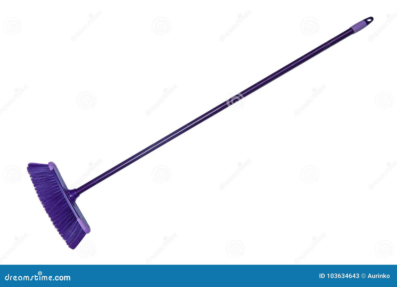 cleaning broom  on the white background