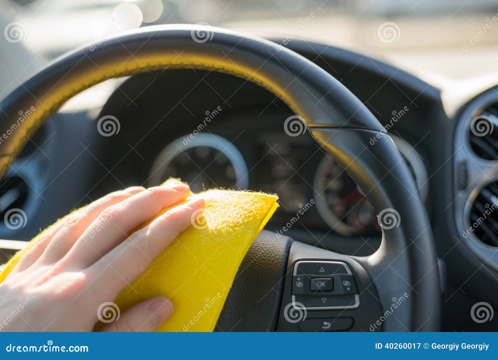 Cleaning car stock image. Image of glass, hand, housework 40260017