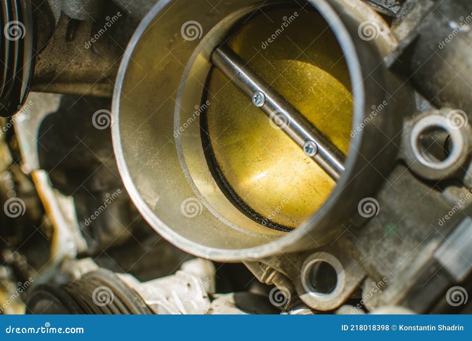 Cleaning Carburetor with Gasoline Stock Photo Image of vehicle, gear