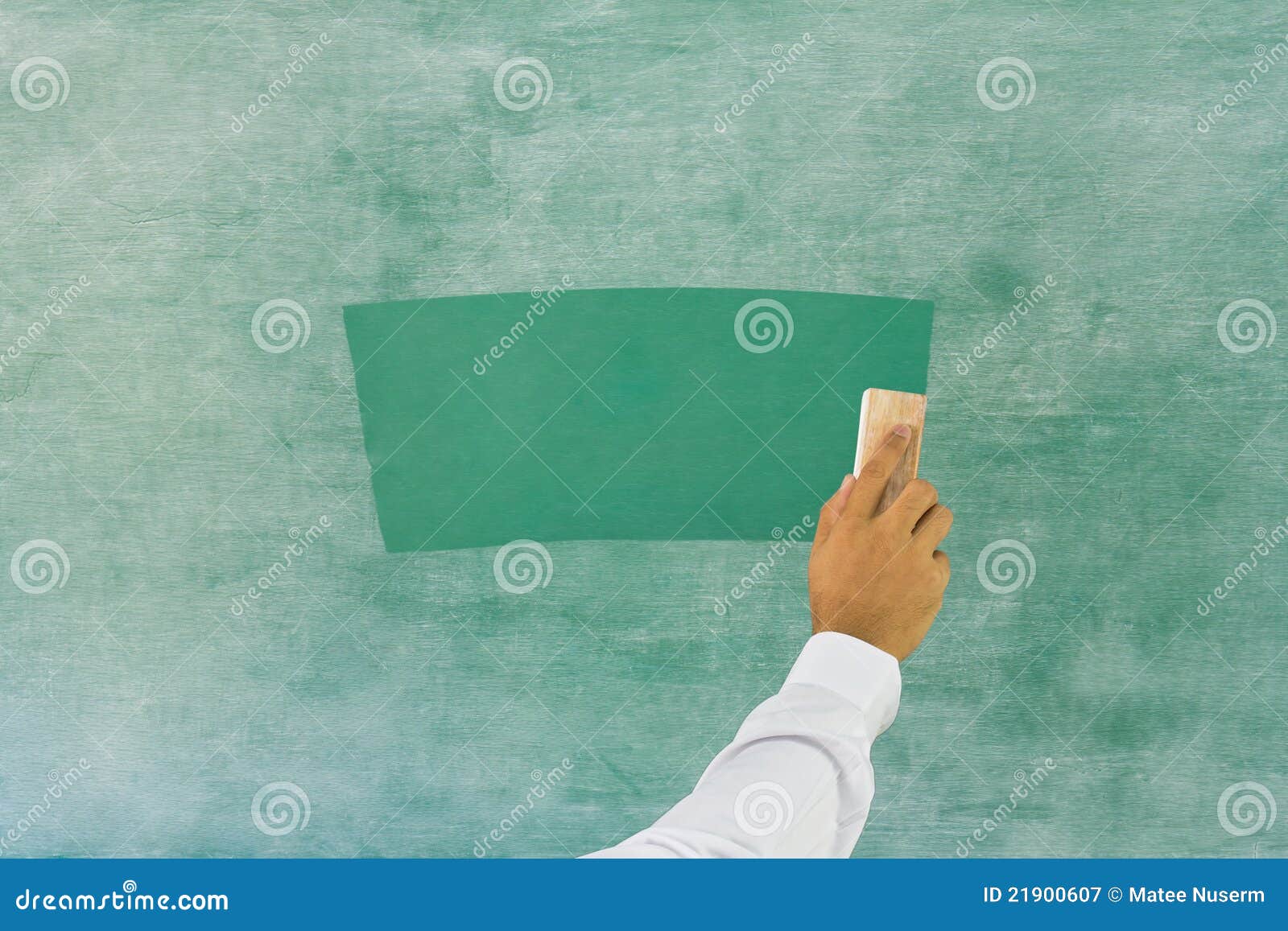 Cleaning the chalkboard stock image. Image of chalk, chalkboard 21900607