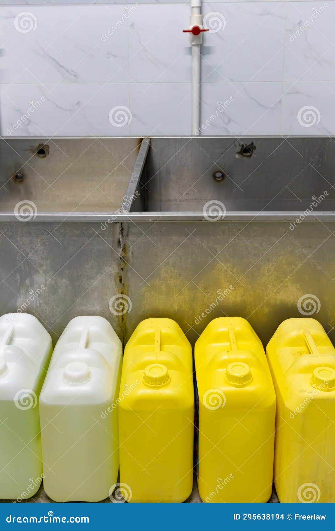 Cleaning Chemical Liquid Vertical Composition Stock Photo Image of