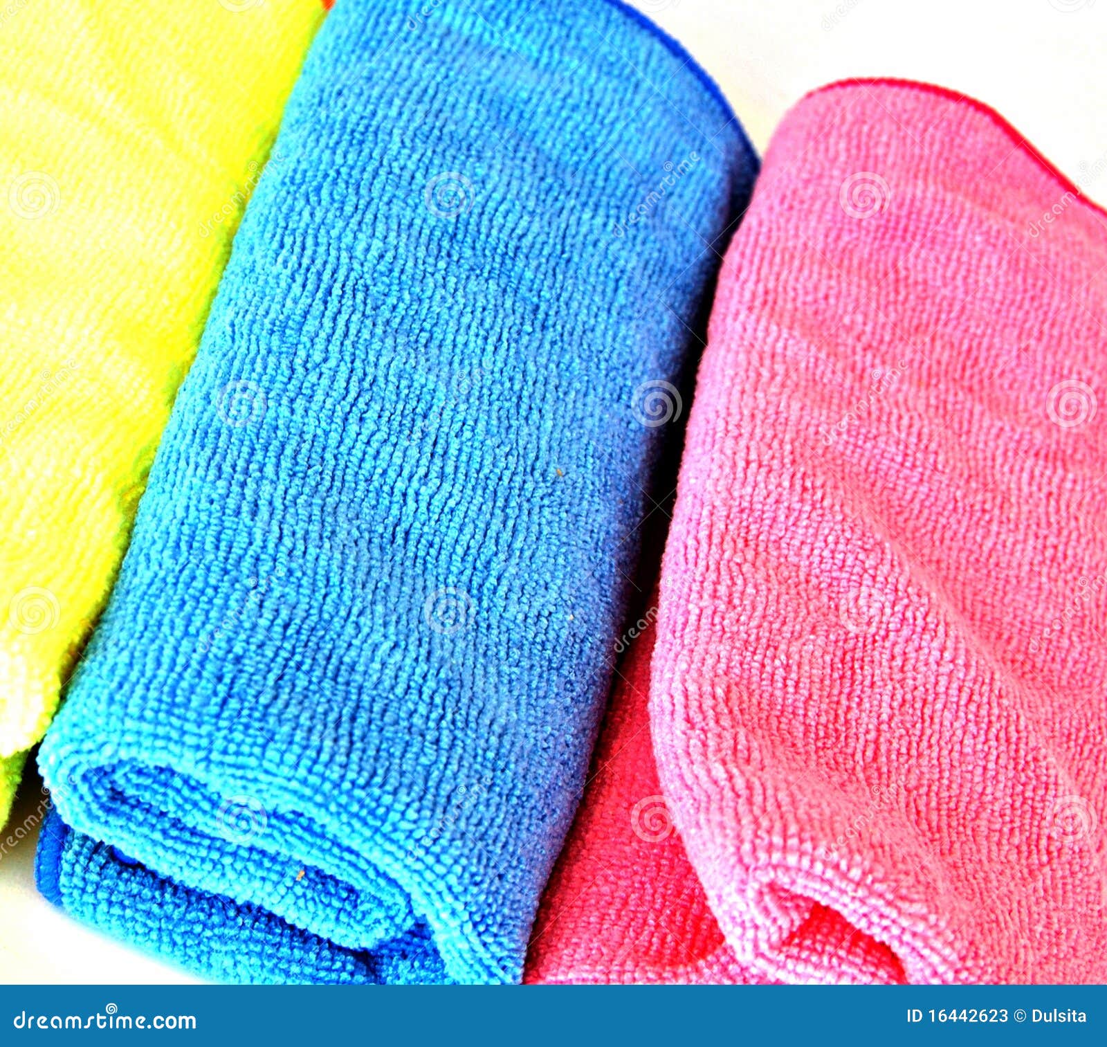 Cleaning cloths stock image. Image of yellow, cleaning 16442623