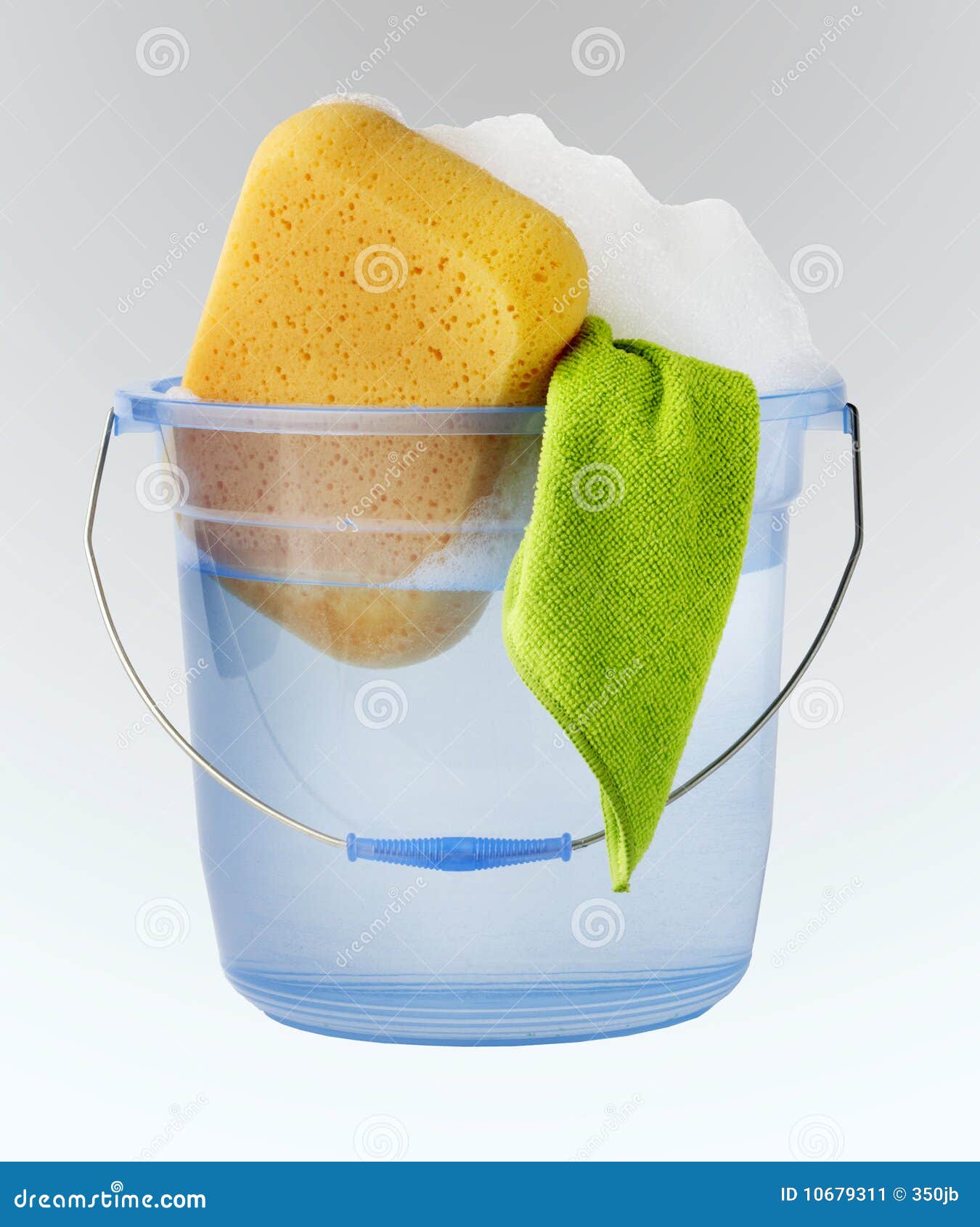 Cleaning Day stock image. Image of clean, bucket, sponge 10679311