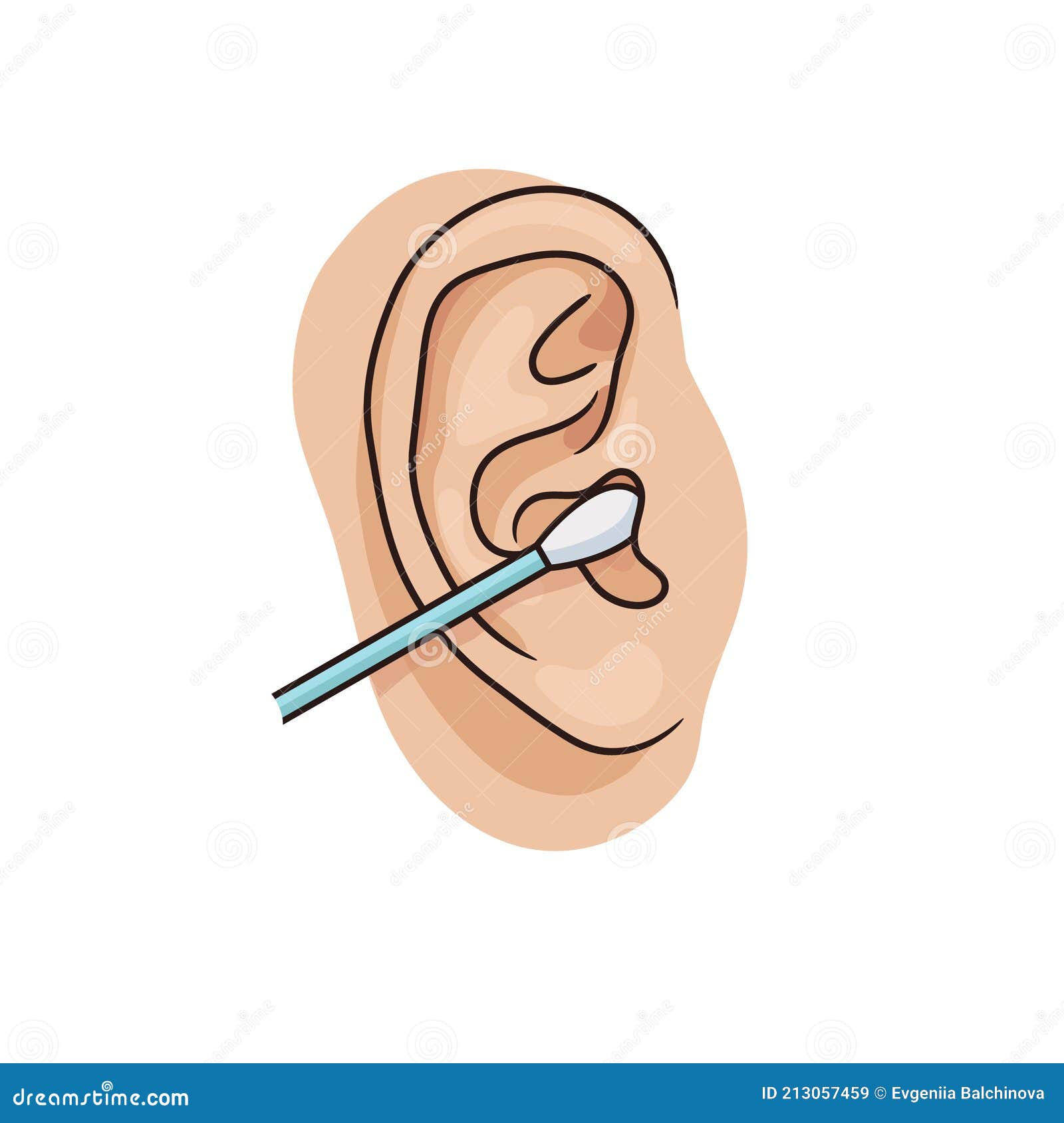 Bud Cleaning Cotton Ear Stock Illustrations – 509 Bud Cleaning Cotton Ear  Stock Illustrations, Vectors & Clipart - Dreamstime